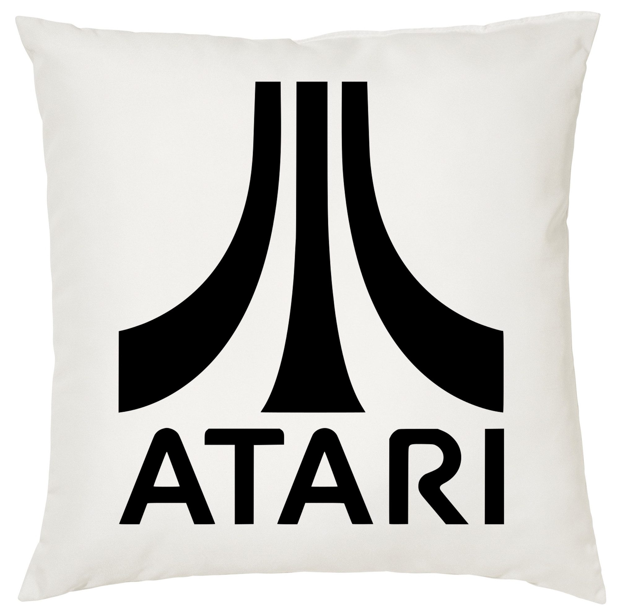 Blondie & Brownie Dekokissen Atari Retro Gaming Dekokissen Baumwolle Sofa Kissen Kult Design, Atari Retro Gaming Kissen Baumwolle Sofa Dekokissen Kult