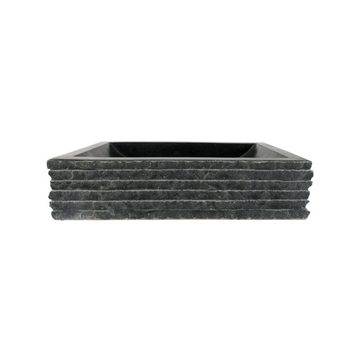 wohnfreuden Aufsatzwaschbecken Andesit Stein-Waschbecken PERAHU 52 cm (Kein Set), 52_102397