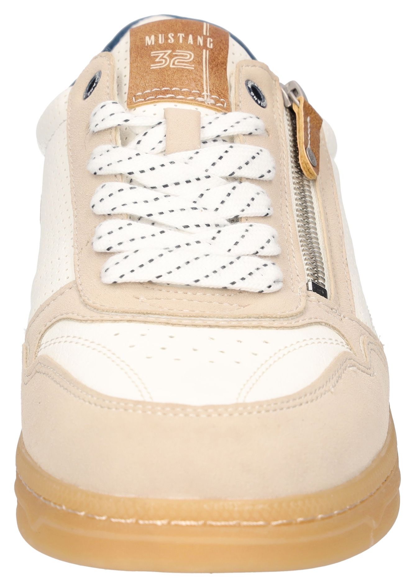 Mustang Shoes Sneaker, Retro Sneaker, Schnürschuh mit Außenreißverschluss