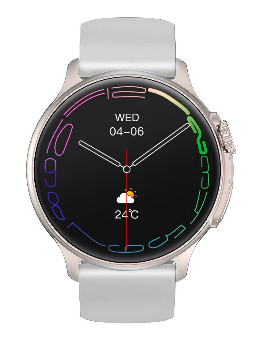 Emporia emporia Watch JOY Smartwatch (1.43 Zoll, Proprietär (herstellerspezifisch), Gesundheitstracking