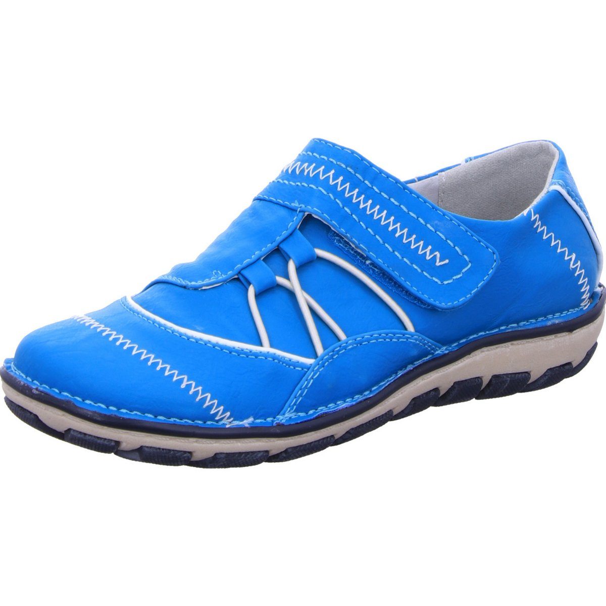 Sportliche Slipper für Damen in blau Slipper