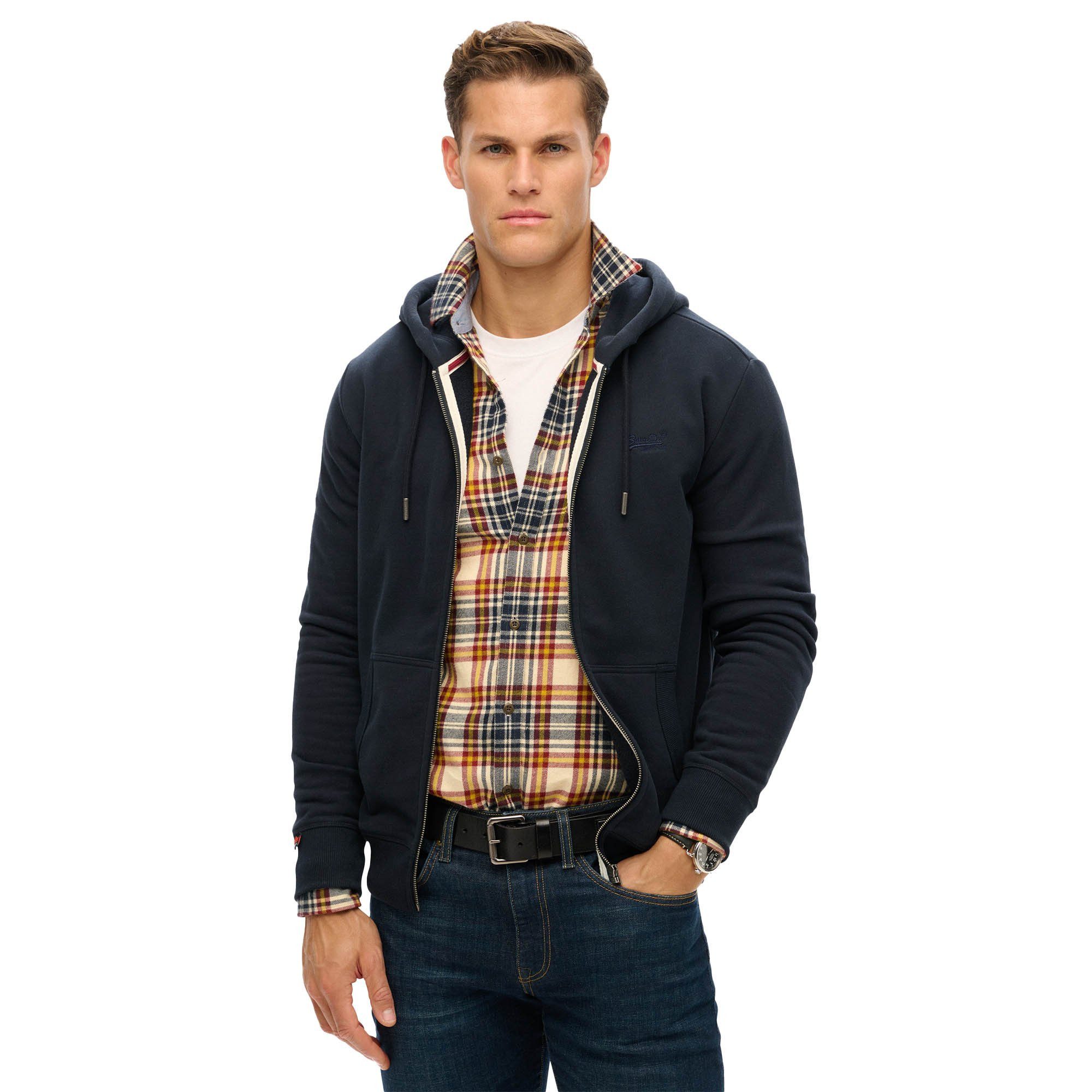 Superdry Sweatshirt Herren Sweatjacke Baumwolle günstig online kaufen