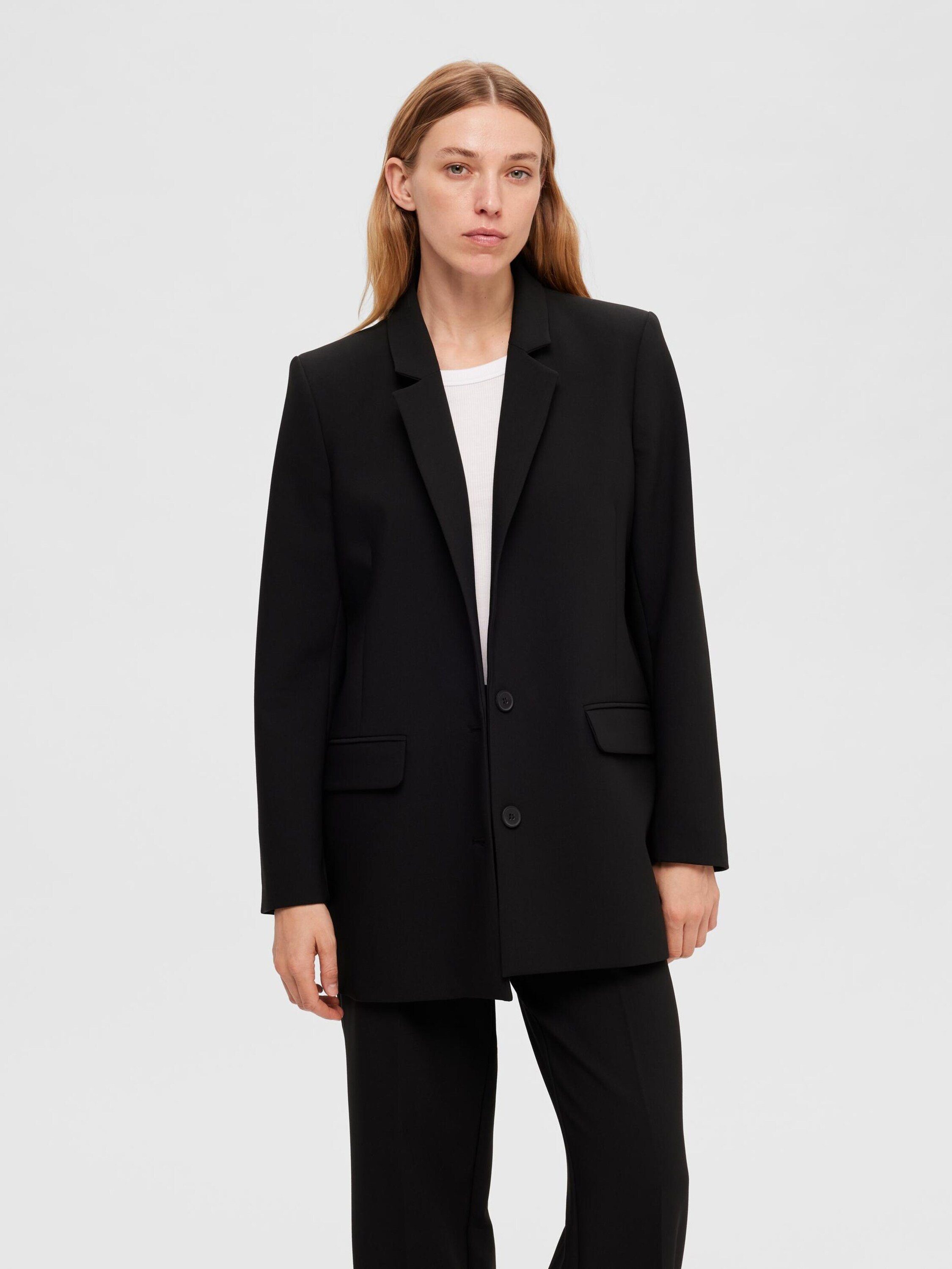 Selected Kurzblazer RITA (1-tlg) Plain/ohne Details günstig online kaufen