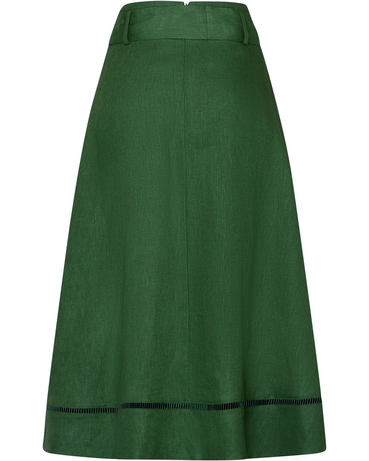 Luis Steindl Trachtenrock Leinenrock mit Gürtel günstig online kaufen