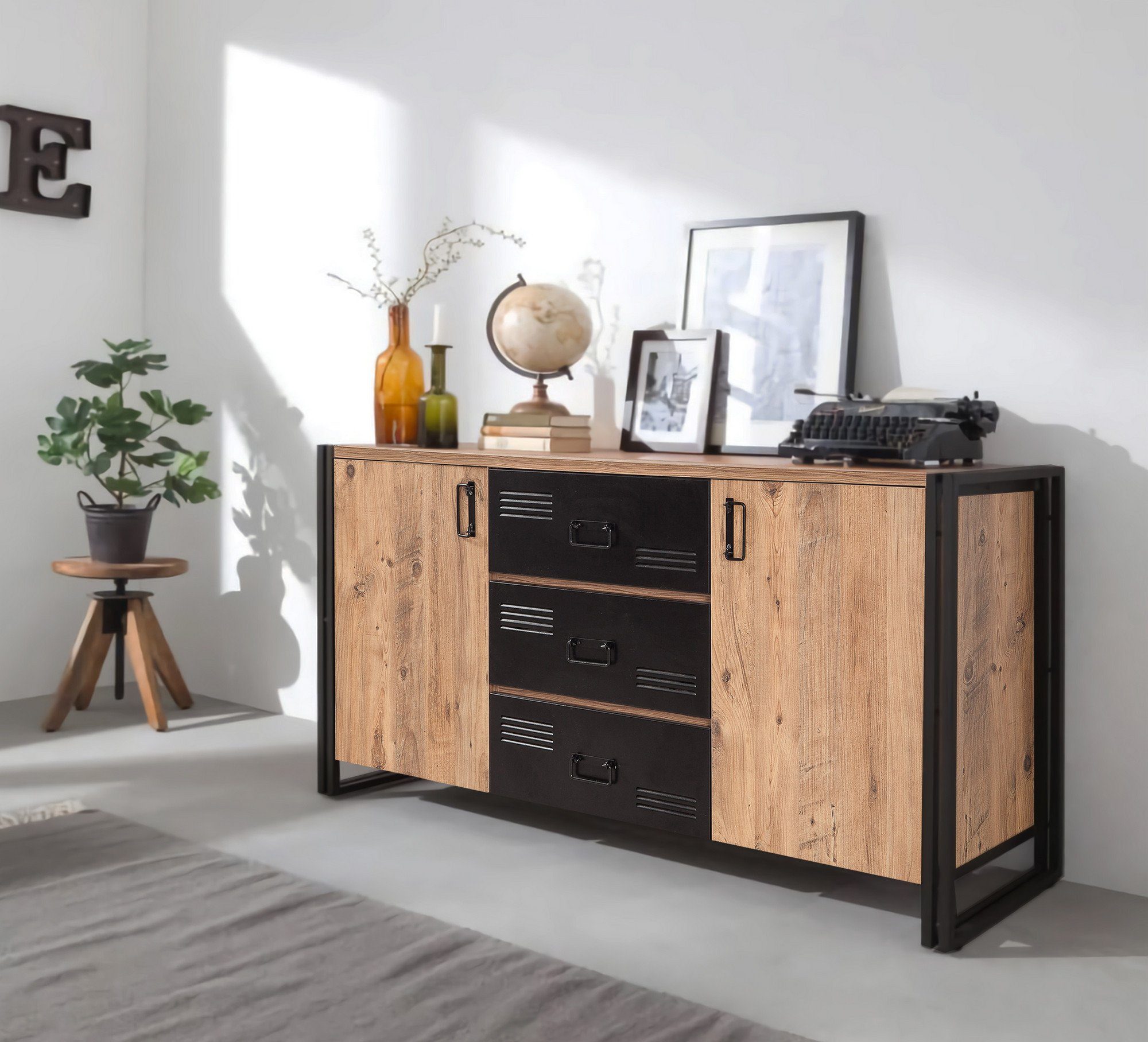 Skye Decor Konsole 100% MELAMINE COATED PARTICLE BOARD,160x80x45 cm H3907