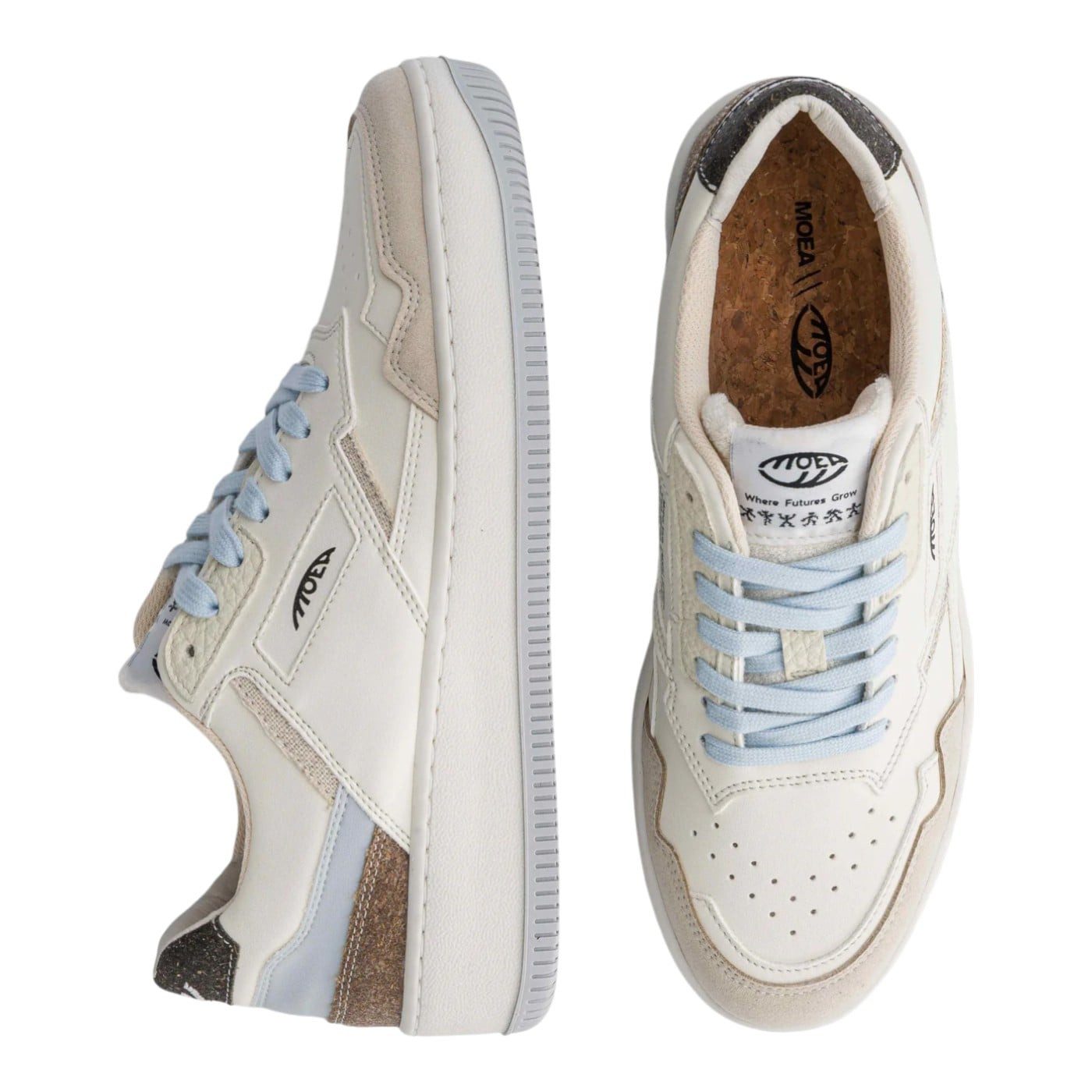 Moea Origin - All In - weiss/beige/blau Sneaker