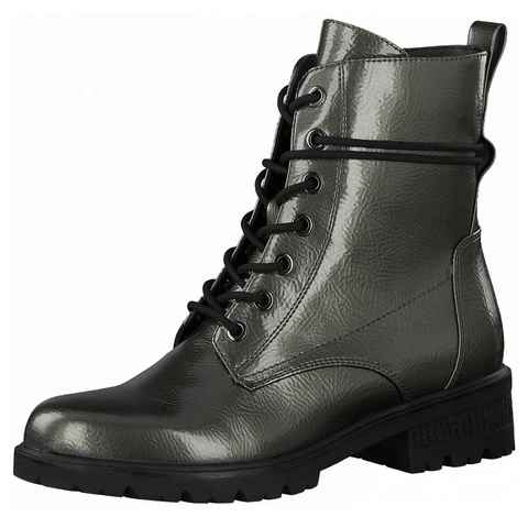 Tamaris 1-25280-27 975 Pewter Patent Stiefelette