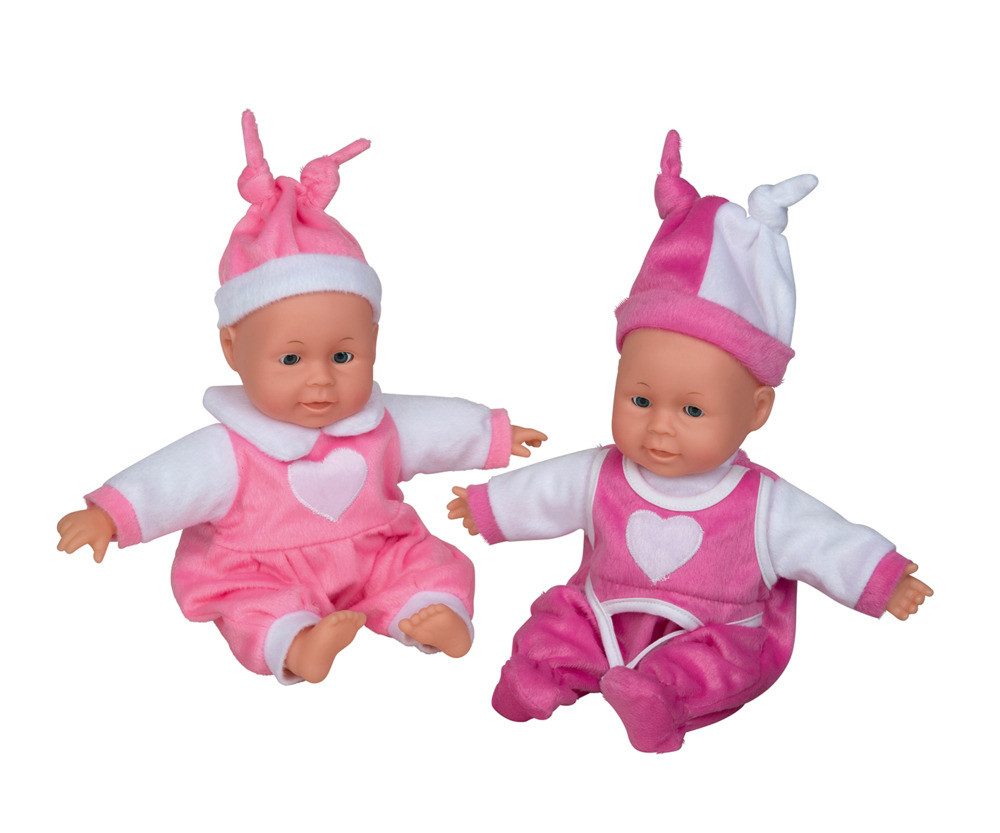 Happy People Babypuppe Puppe mit Schlafaugen Baby 30cm mit Sound 2fach sort günstig online kaufen