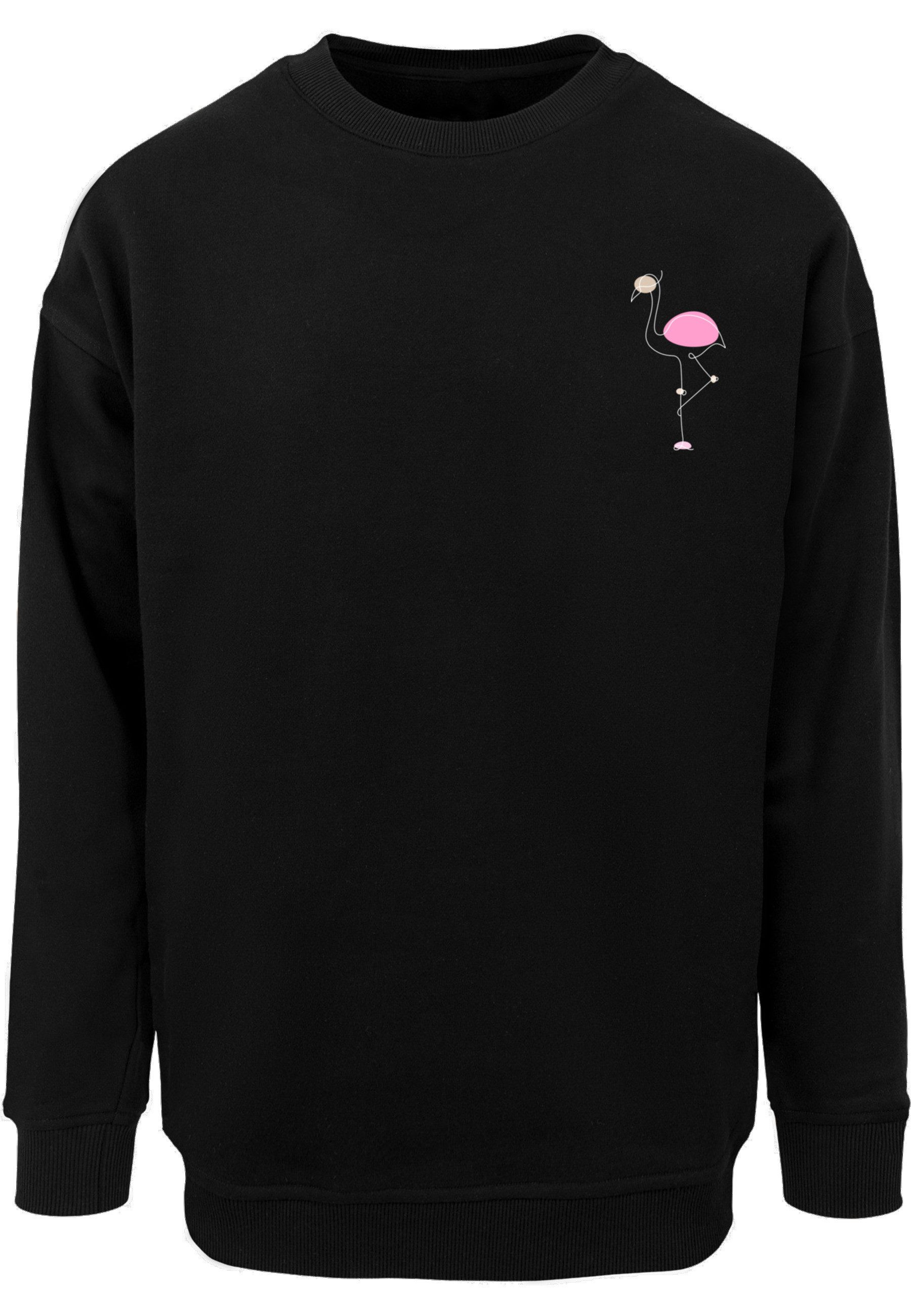Rundhalspullover Merchcode Flamingo Sweat Crewneck