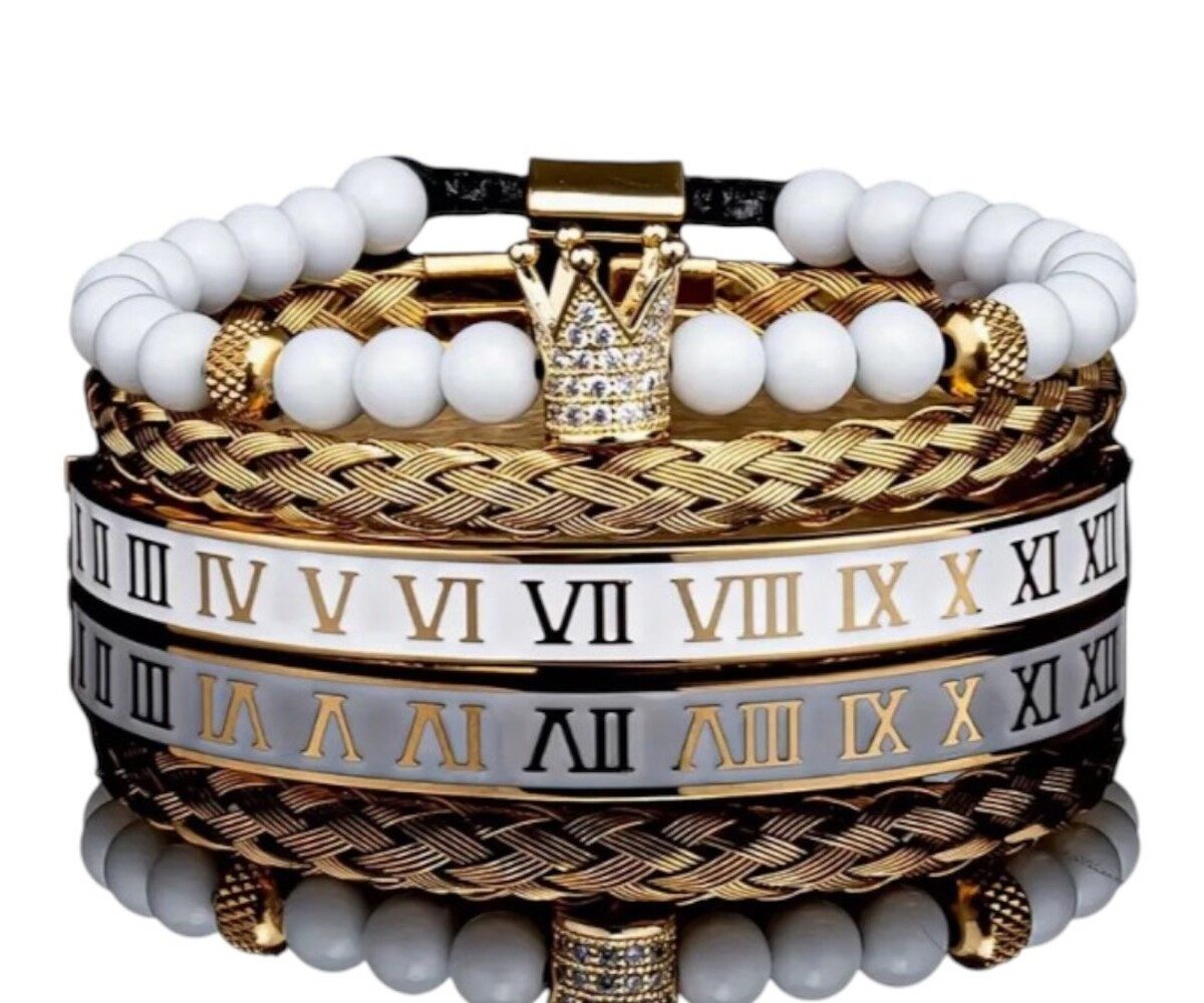 Lale Collection® Armband Set Herren Armband-Set-Edelstahl günstig online kaufen
