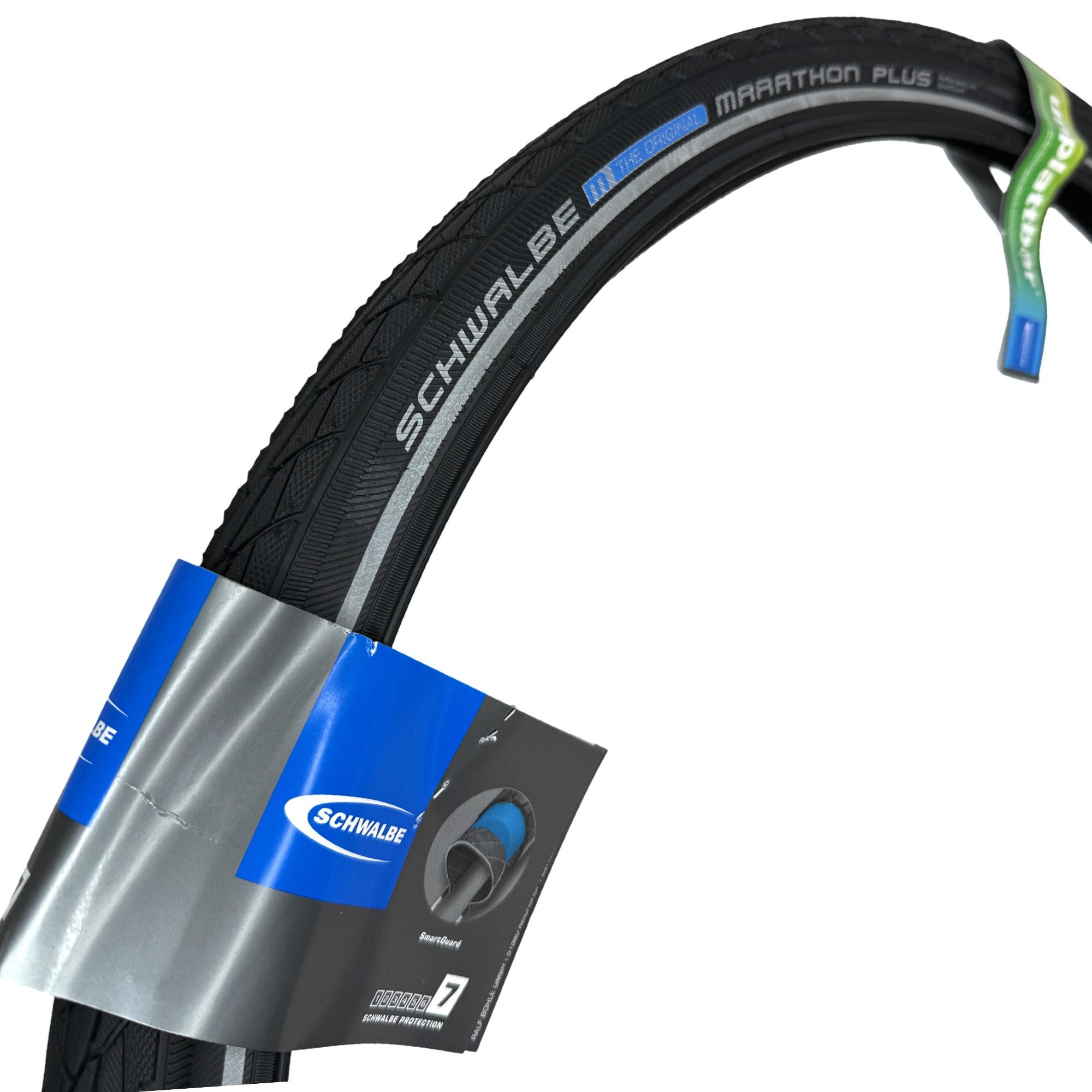 Schwalbe Fahrradschlauch 2x Schwalbe Marathon Plus 28x1.75 SmartGuard City/E 47-622