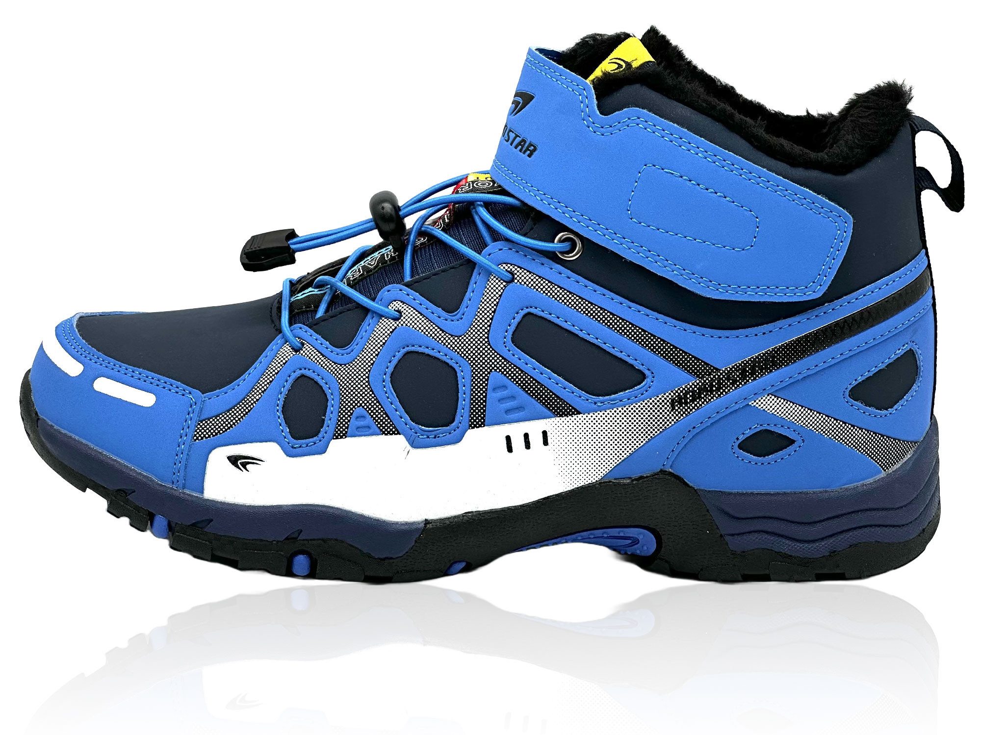 Nowaland Gefütterter Trekkingstiefel Outdoor Schuhe Wanderstiefel Wasserabw günstig online kaufen