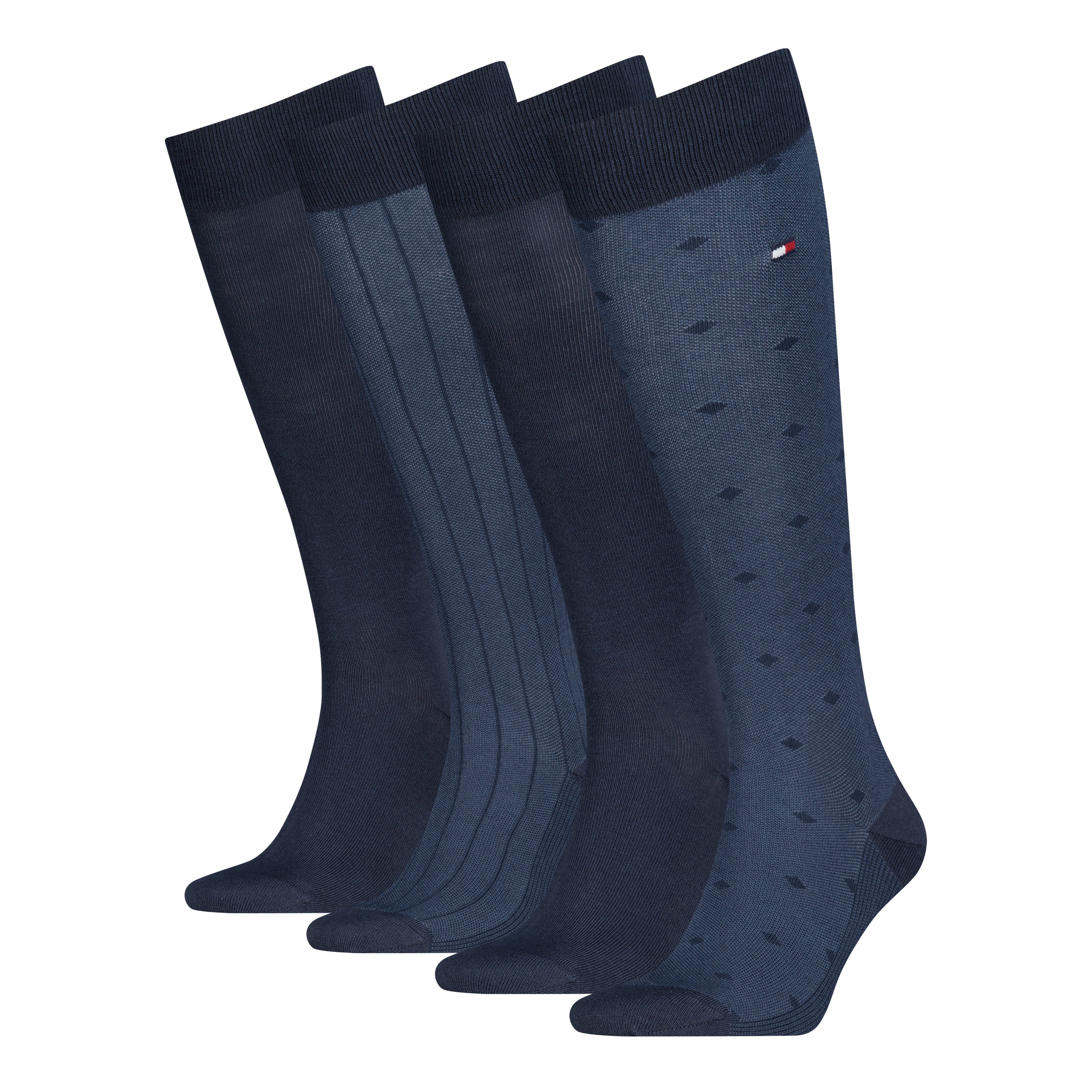 Tommy Hilfiger Kniestrümpfe (4 Paar) mit Geschenkbox