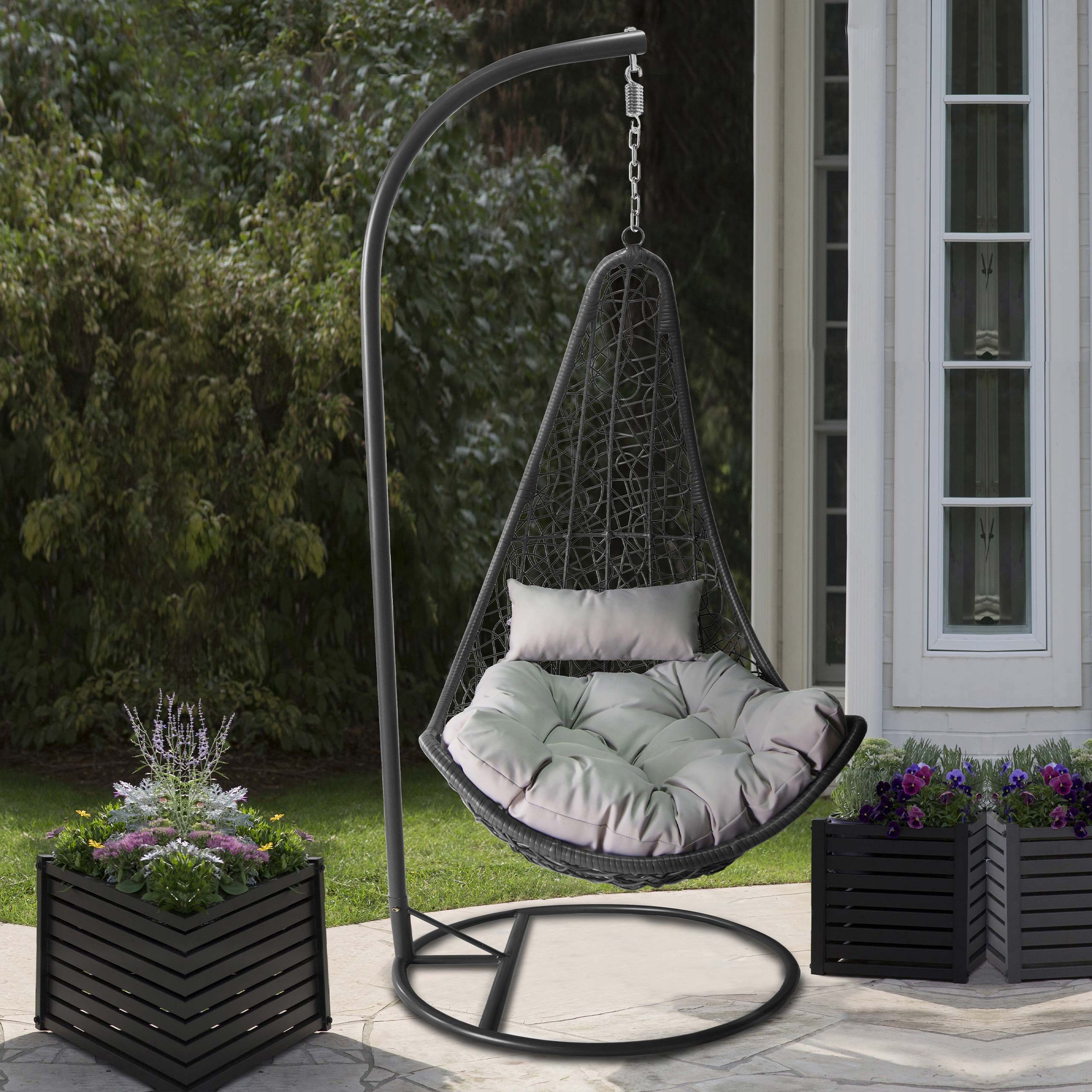 MIRJAN24 Hängesessel Boho (mit Gestell und Kissen-Set), Stahlskelett günstig online kaufen