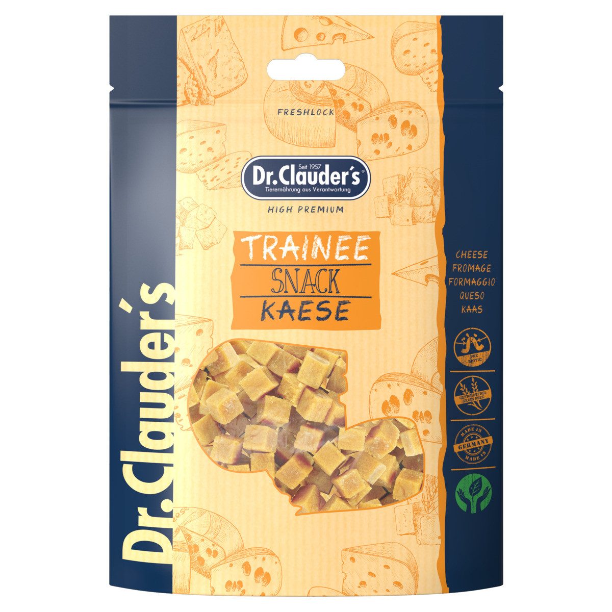 Dr. Clauder's Trainee Snack Käse 80 g, für: Hund