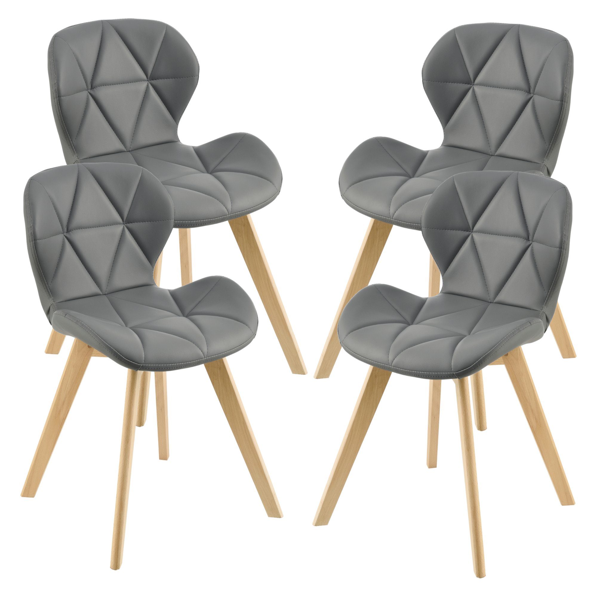 en.casa Esszimmerstuhl, »Älmhult« 4er Set Stuhl günstig online kaufen
