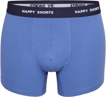 HAPPY SHORTS Trunk 3er Pack Happy Shorts Boxershorts Pants Boxer Fun marine blau hawaii (1-St)