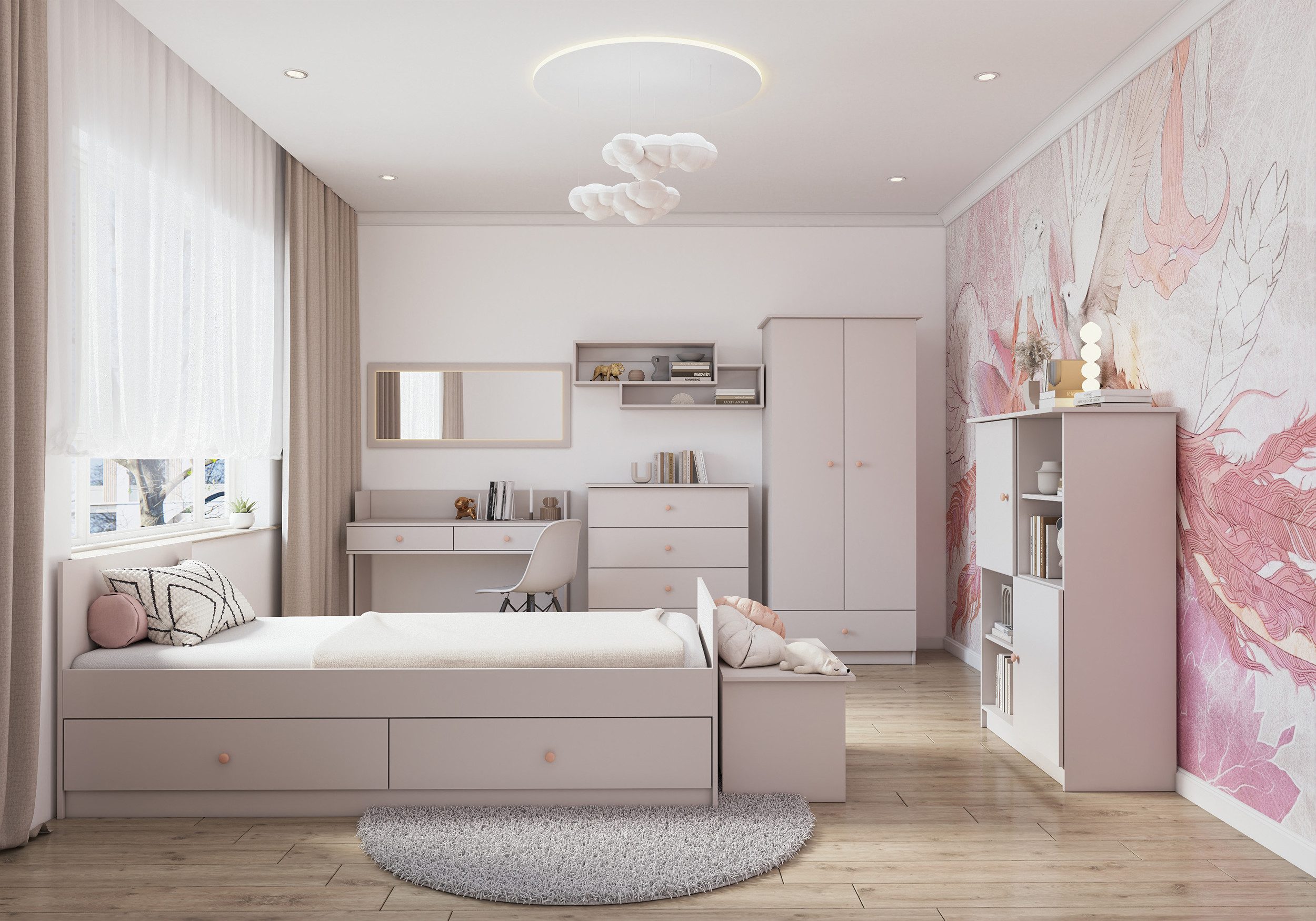 MOEBLO Drehtürenschrank Fizzy (Funktionaler Kleiderschrank für günstig online kaufen