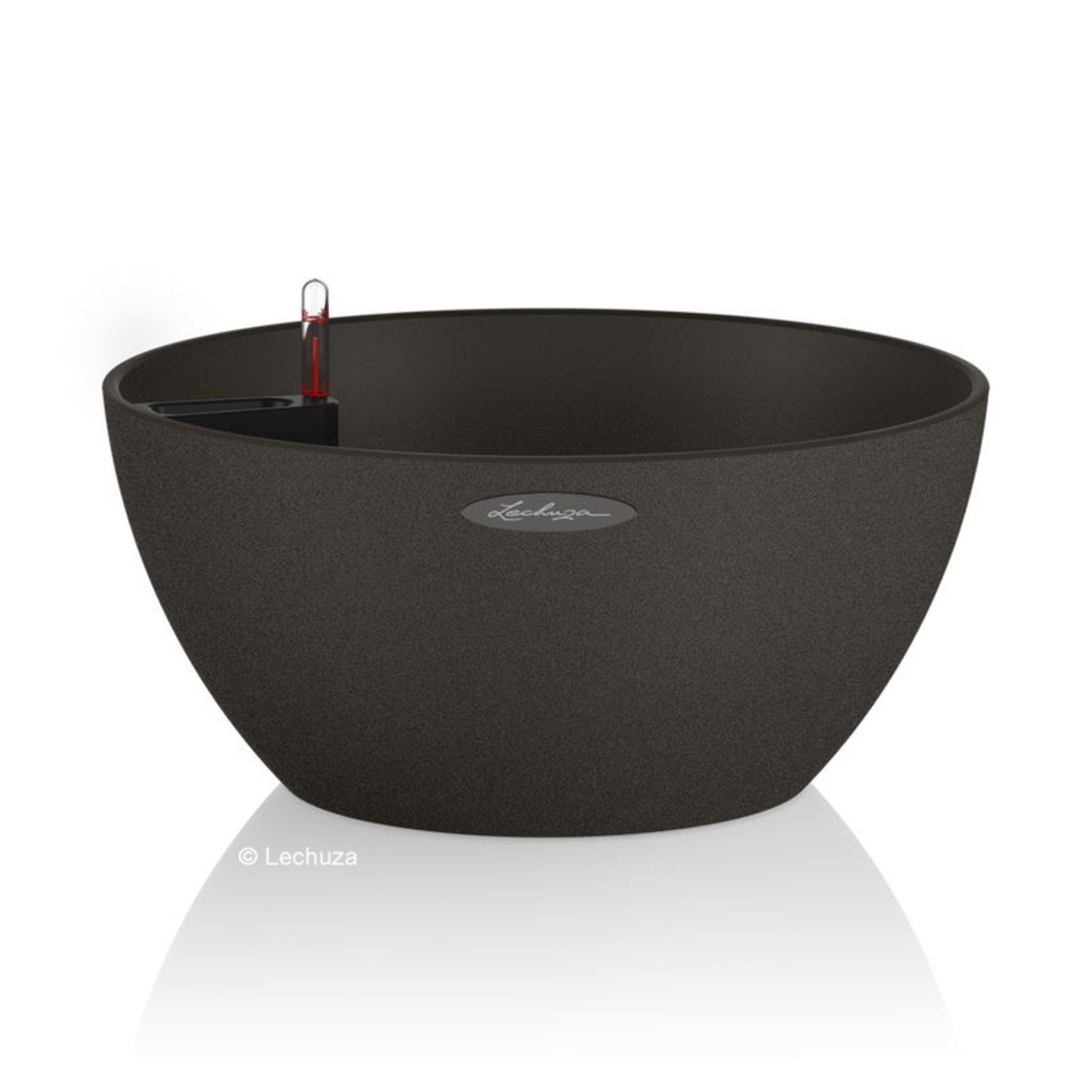 Lechuza® Pflanzschale Cubeto Stone 40 graphitschwarz günstig online kaufen