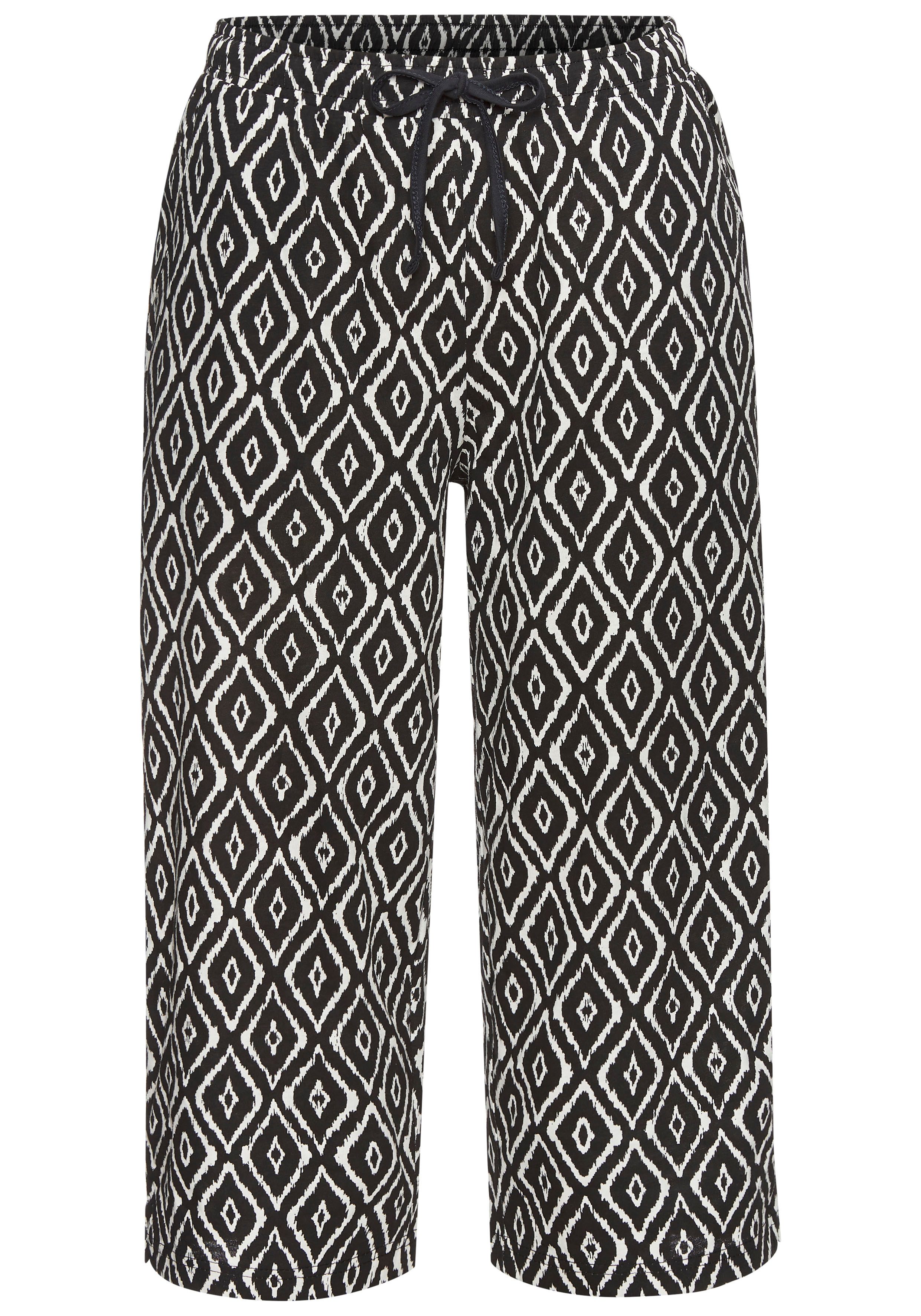 schwarz-weiß-gemustert