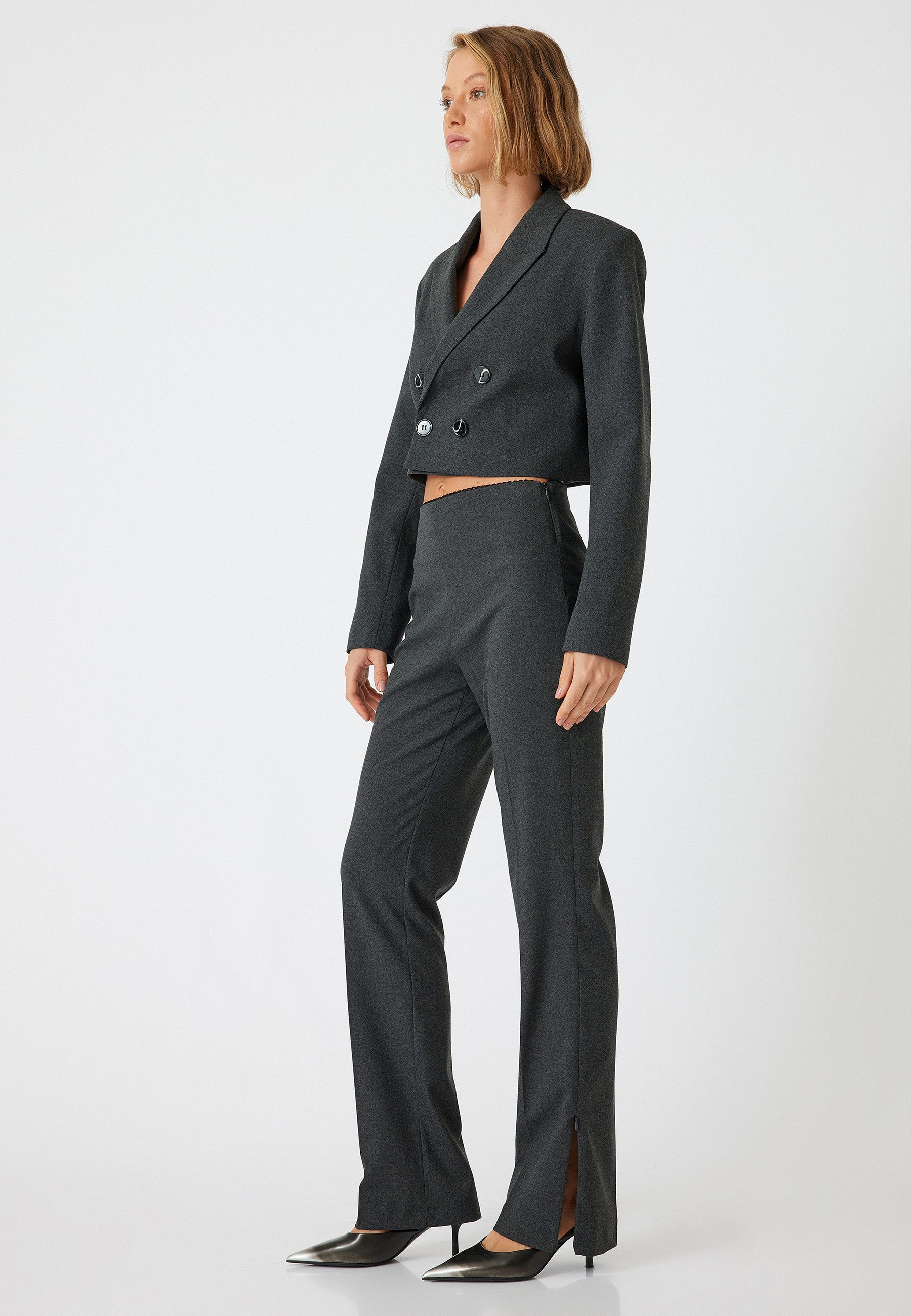 Koton Anzughose Normale Leibhöhe Slim