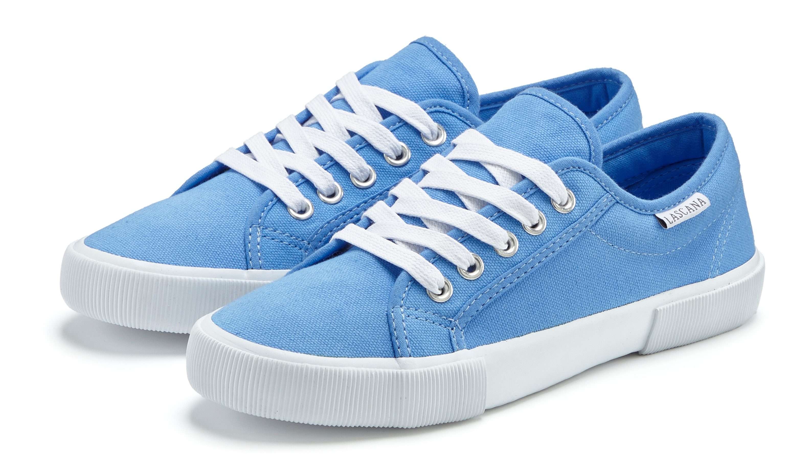 LASCANA Sneaker aus Textil, Schnürhalbschuh, Freizeitschuh günstig online kaufen