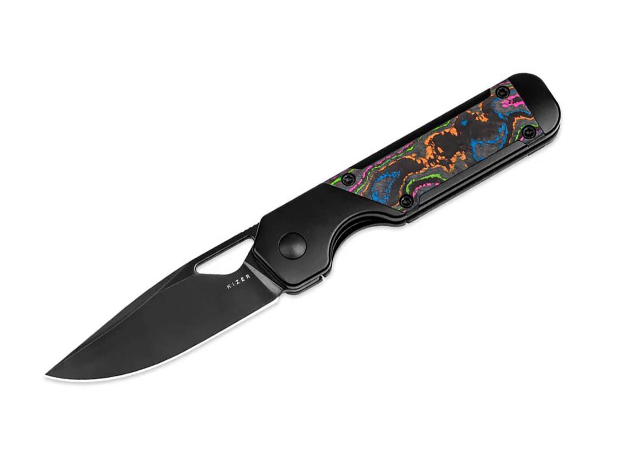 Kizer Taschenmesser Kizer Mini Militaw Titanium CF 80's