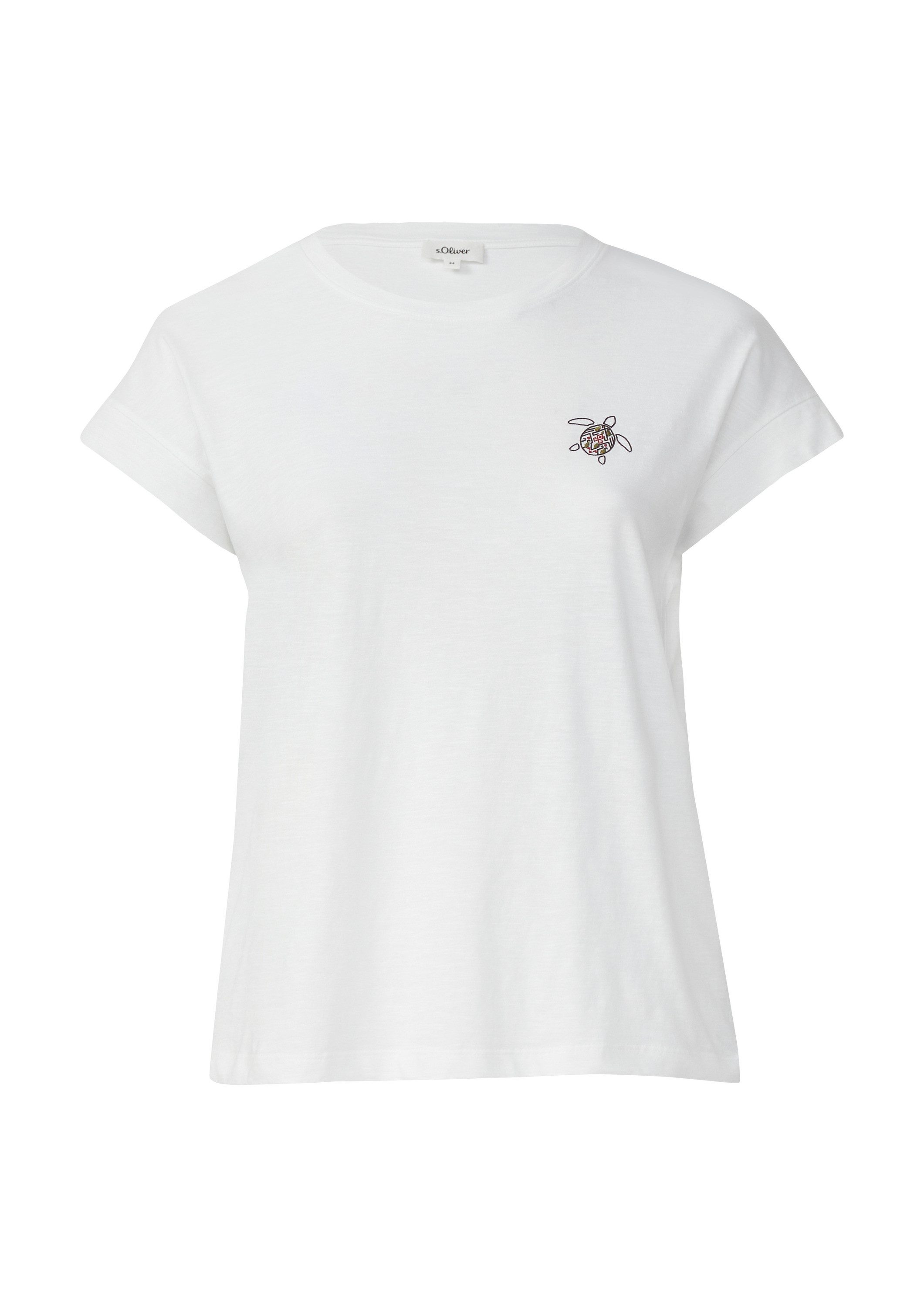 s.Oliver Kurzarmshirt T-Shirt T-Shirt im Relaxed günstig online kaufen