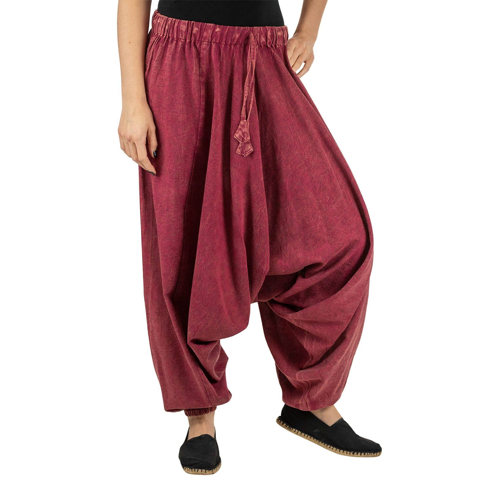 Haremshose KUNST&MAGIE Orientalische Haremshose one size Stonewashed