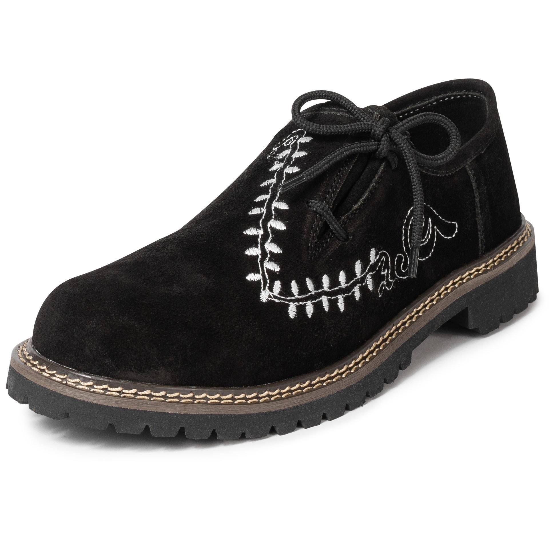 PAULGOS Trachtenschuhe Trachten Schuhe Haferl Schnürschuh günstig online kaufen
