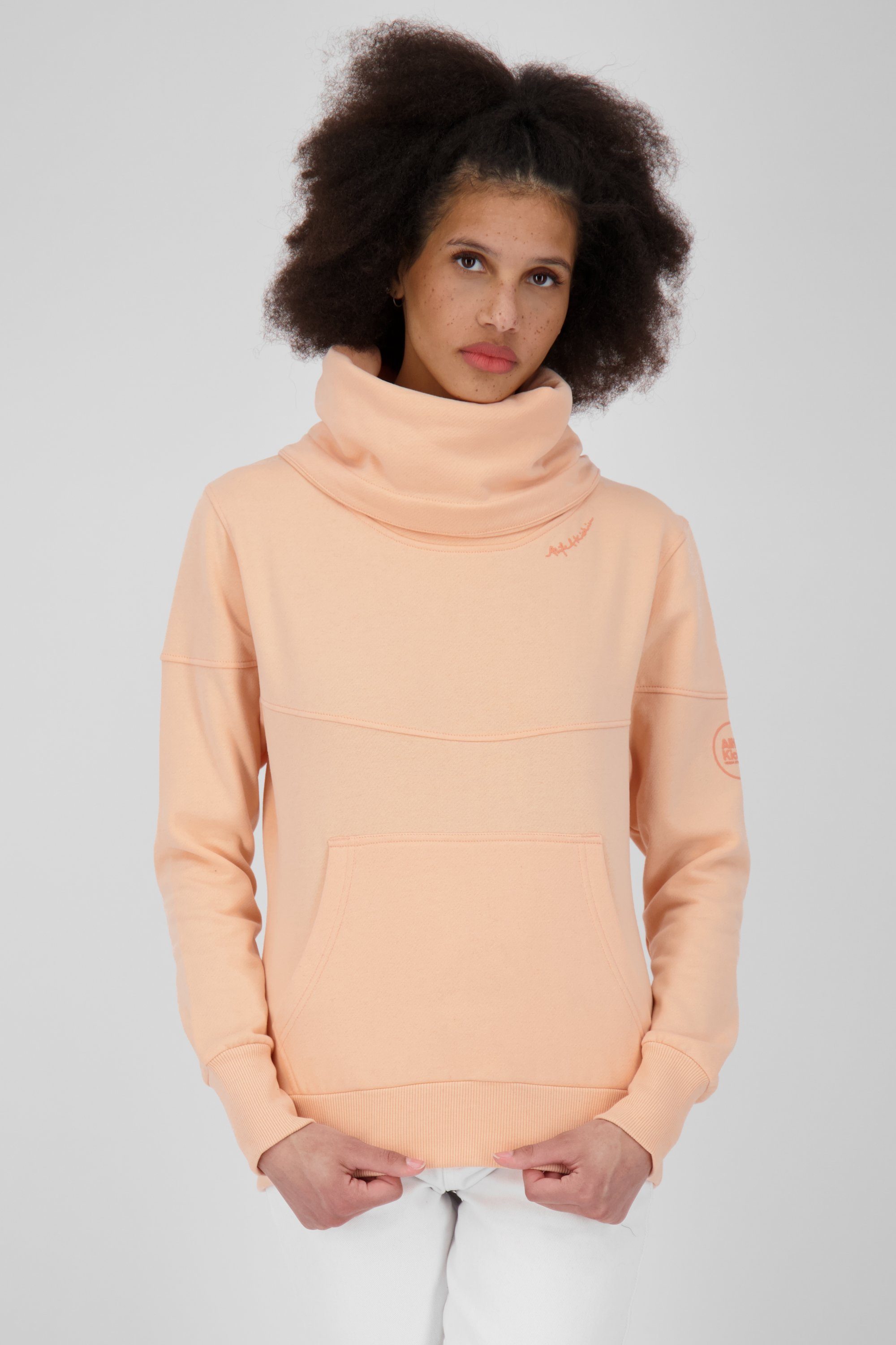 Alife & Kickin Sweatshirt SunsetAK A Sweat Damen apricot melange