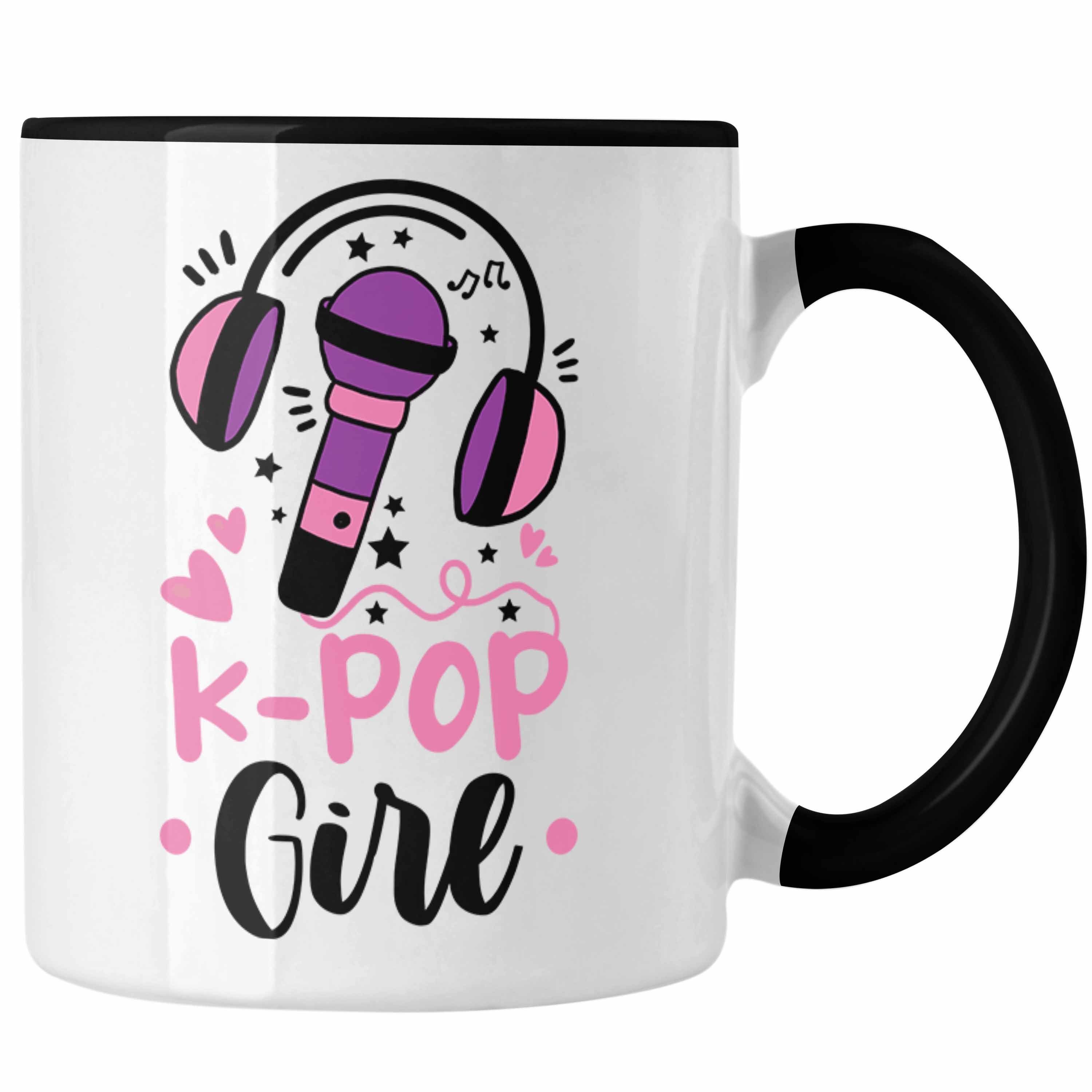 Trendation Tasse Trendation - K-Pop Girl Tasse Geschenk für K Pop Liebhaber Schwarz