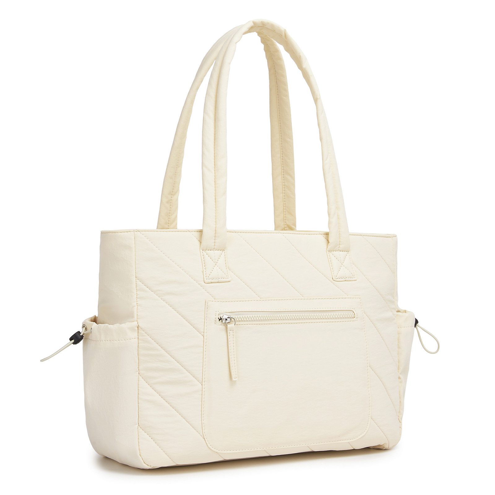 Miss Lulu Shopper Tasche Damen Groß Gesteppte Puffer Tote Bag 15,6 Zoll Laptoptasche