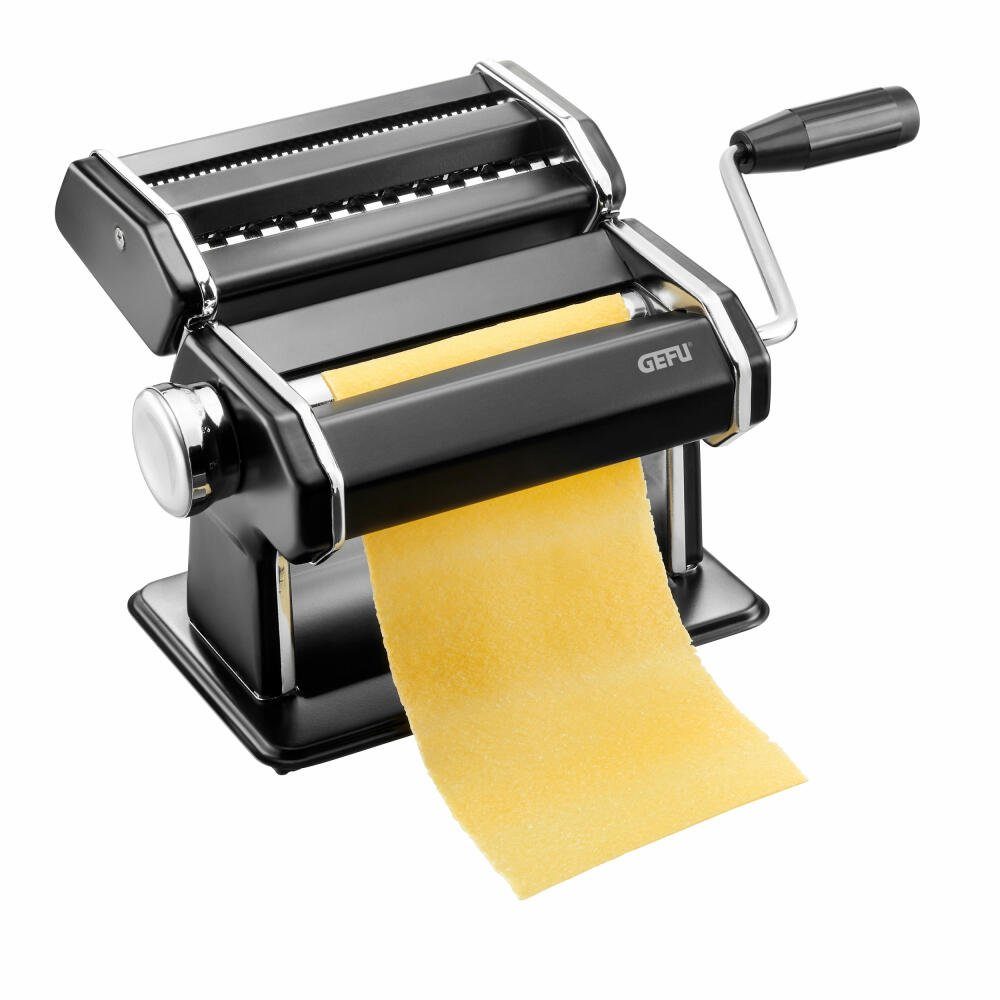 Neue beliebte Modelle GEFU Nudelmaschine Pasta Perfetta / matt schwarz schwarz silber matt