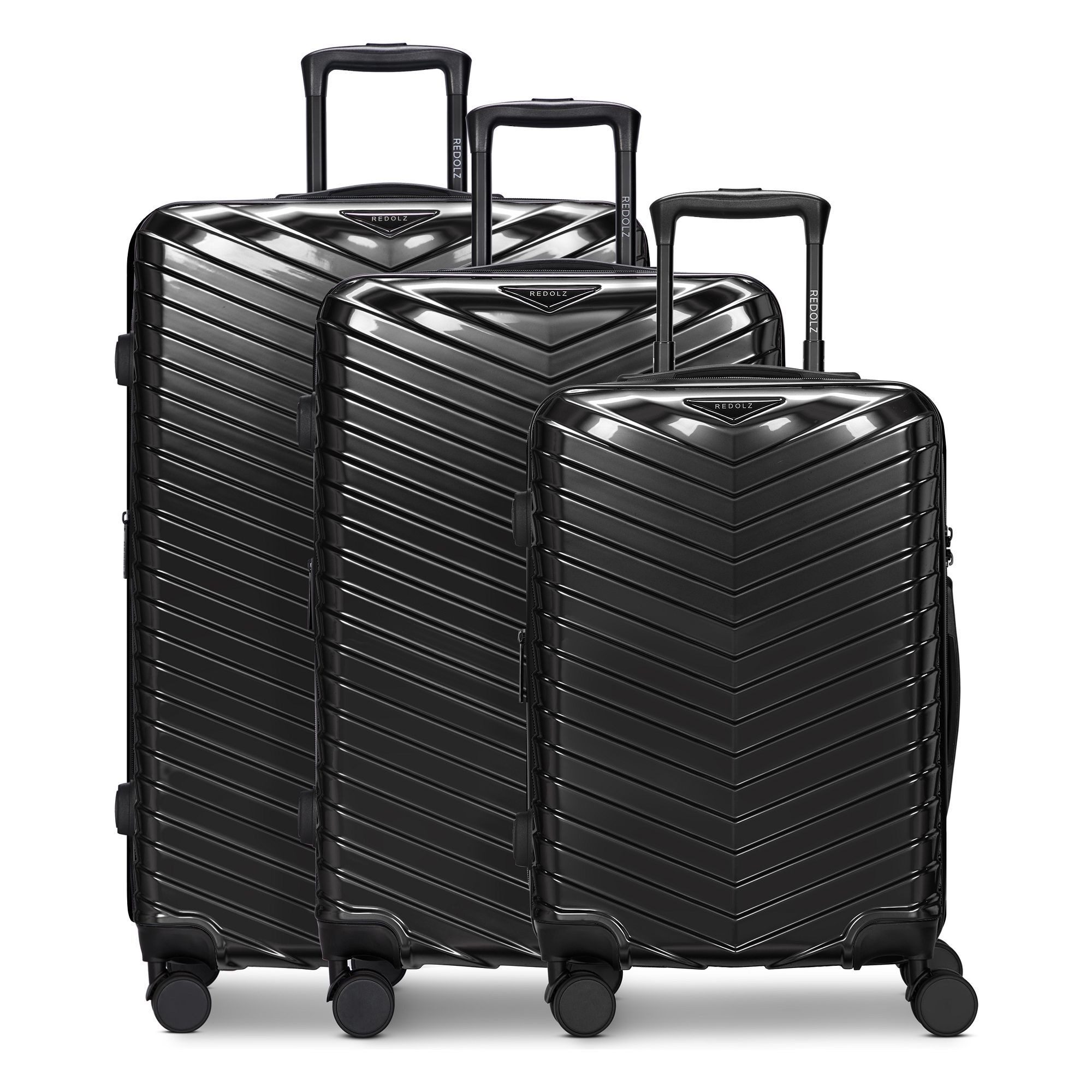 Redolz Trolleyset Essentials 18, 4 Rollen, (3-teilig, 3 tlg), ABS, Polycarbonat