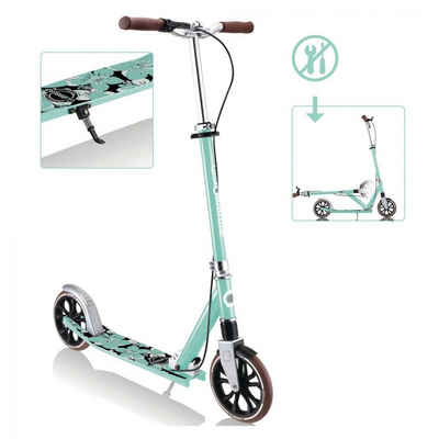 authentic sports & toys Laufrad Authentic Sports Scooter Globber NL 205 Deluxe pastell mint