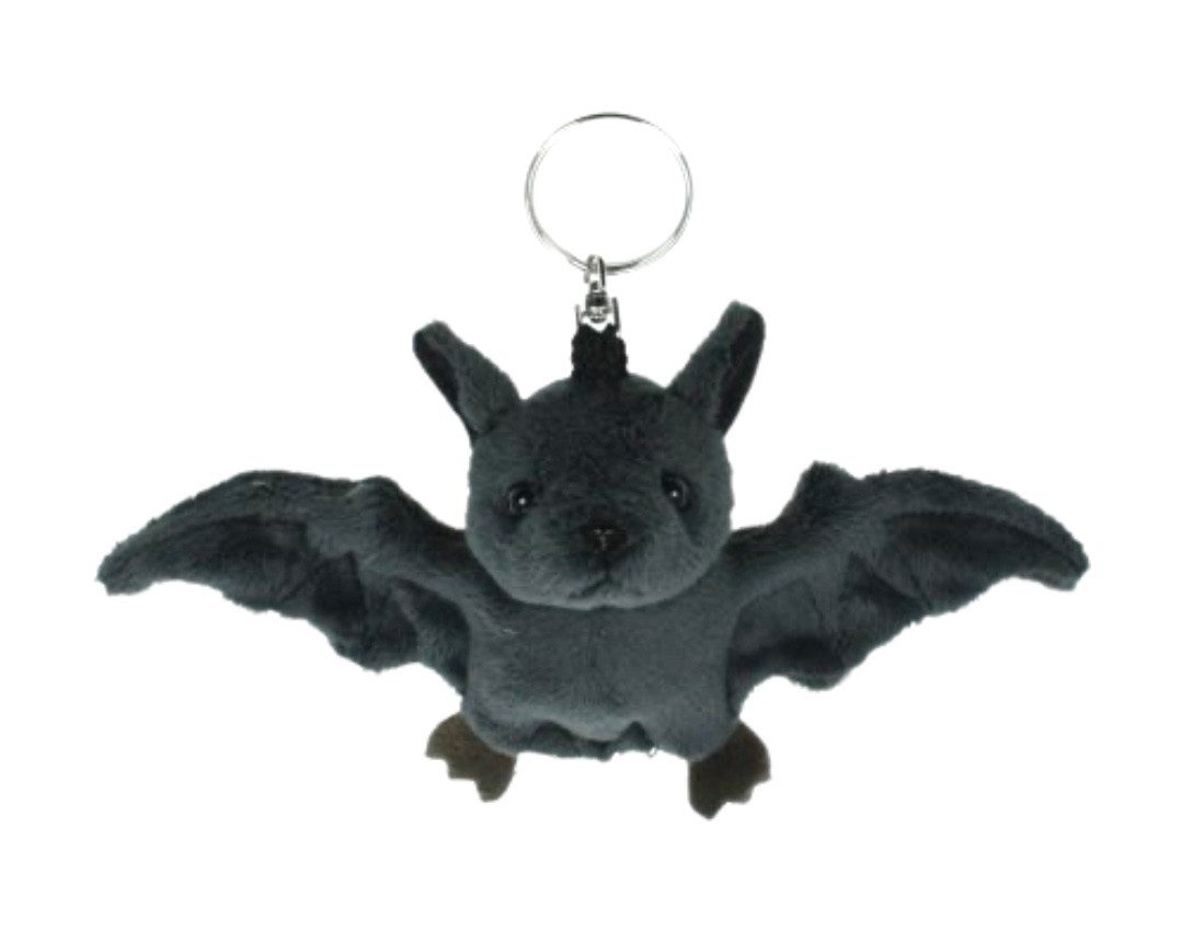 Teddys Rothenburg Kuscheltier Schlüsselanhänger Fledermaus schwarz 15 cm