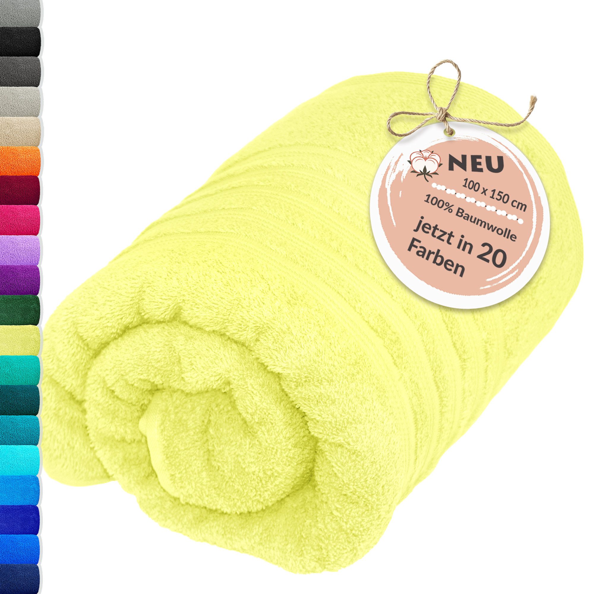 Lashuma Badetuch - XXL Handtuch London, Frottee (1-St), großes Badehandtuch - Duschtuch 100x150 cm für Damen & Herren