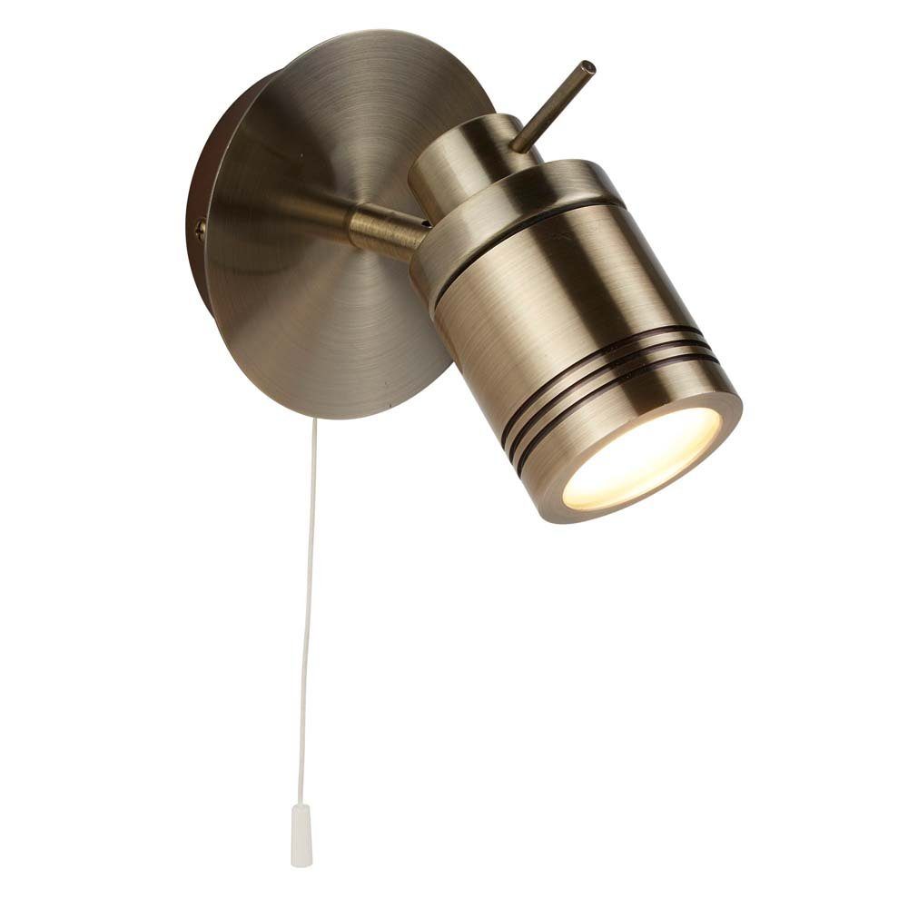 Lampe Antik Wandleuchte, Wand Bade etc-shop Edelstahl Küche Messing Spot LED Zimmer Leuchte