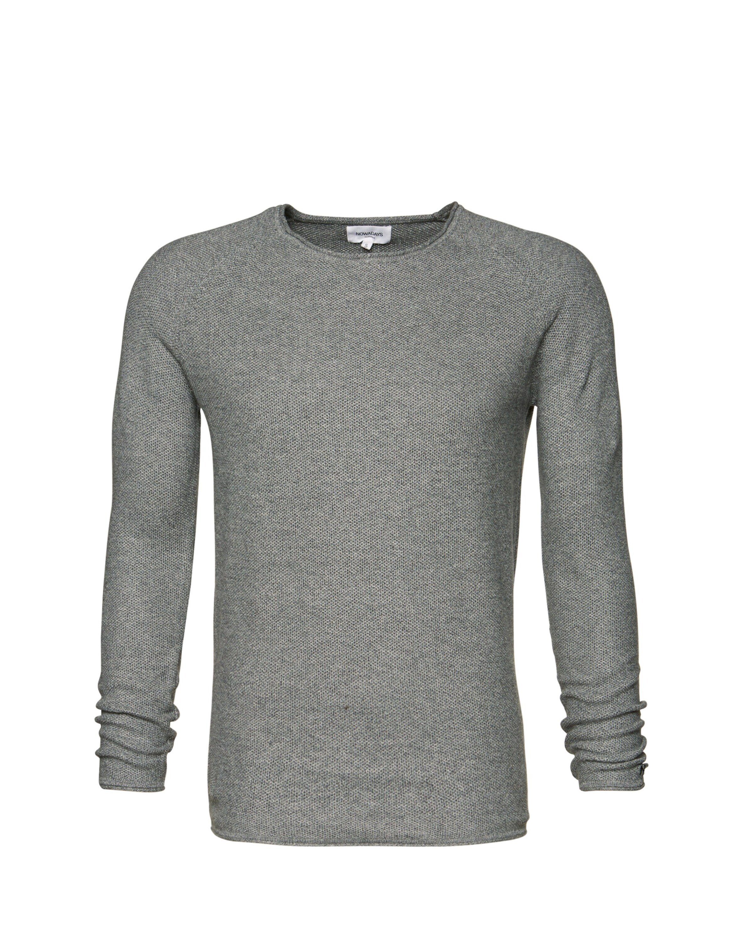 Rundhalspullover Honeycomb