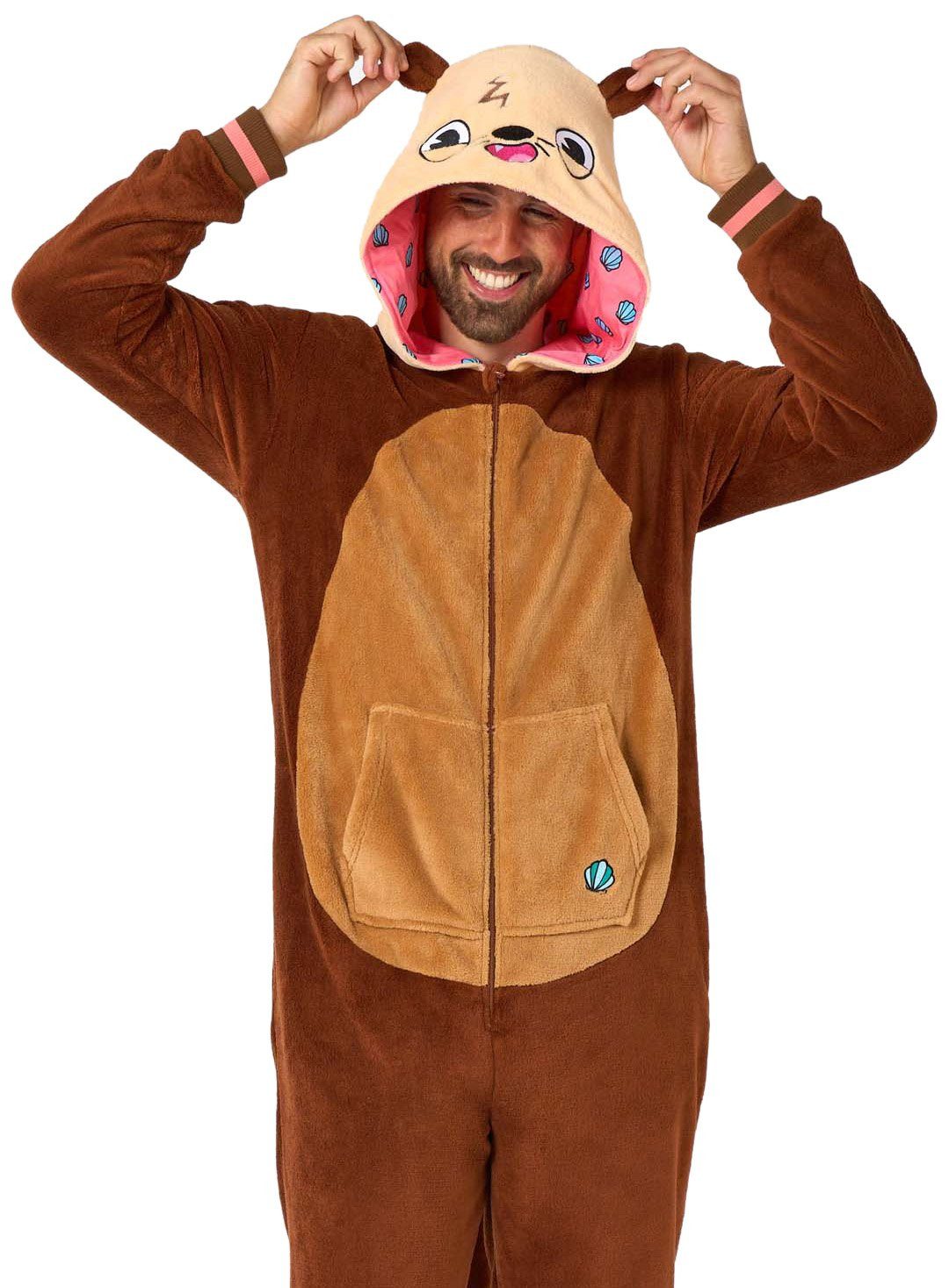 Opposuits Kostüm Otter Onesie, Der Overall beweist: jedes Tier eignet sich zum Kuscheln!