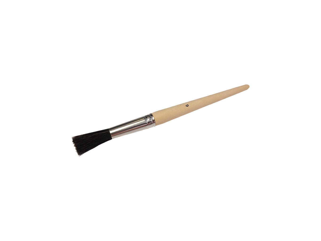 ASKON Pinsel Fischpinsel B schwarz, (1 St), Gr. 6