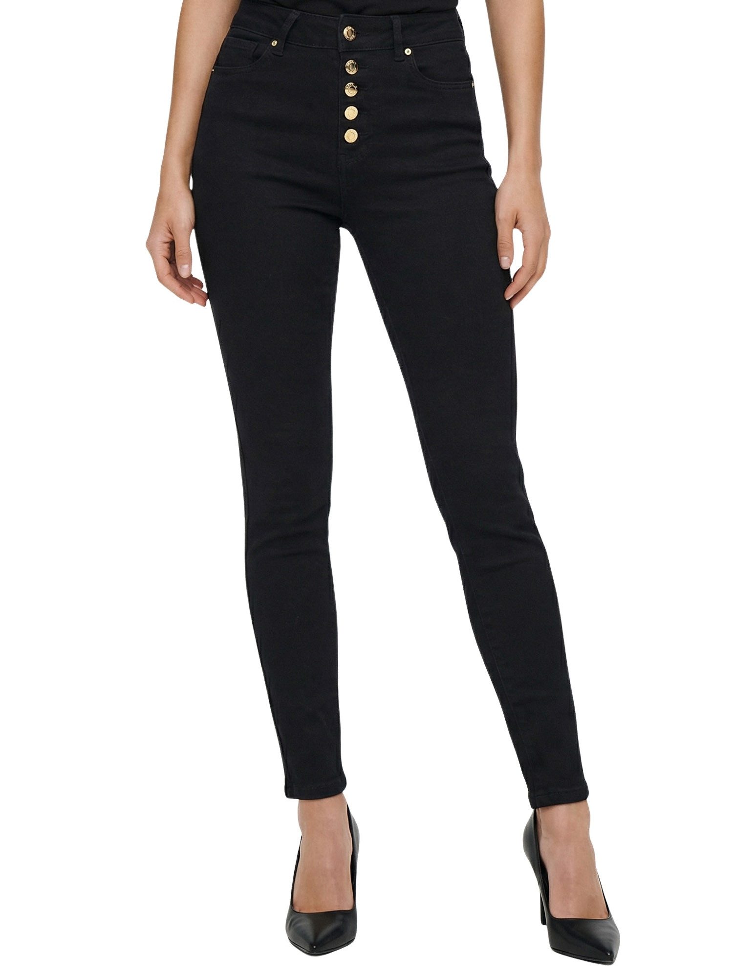 High-waist-Jeans F136