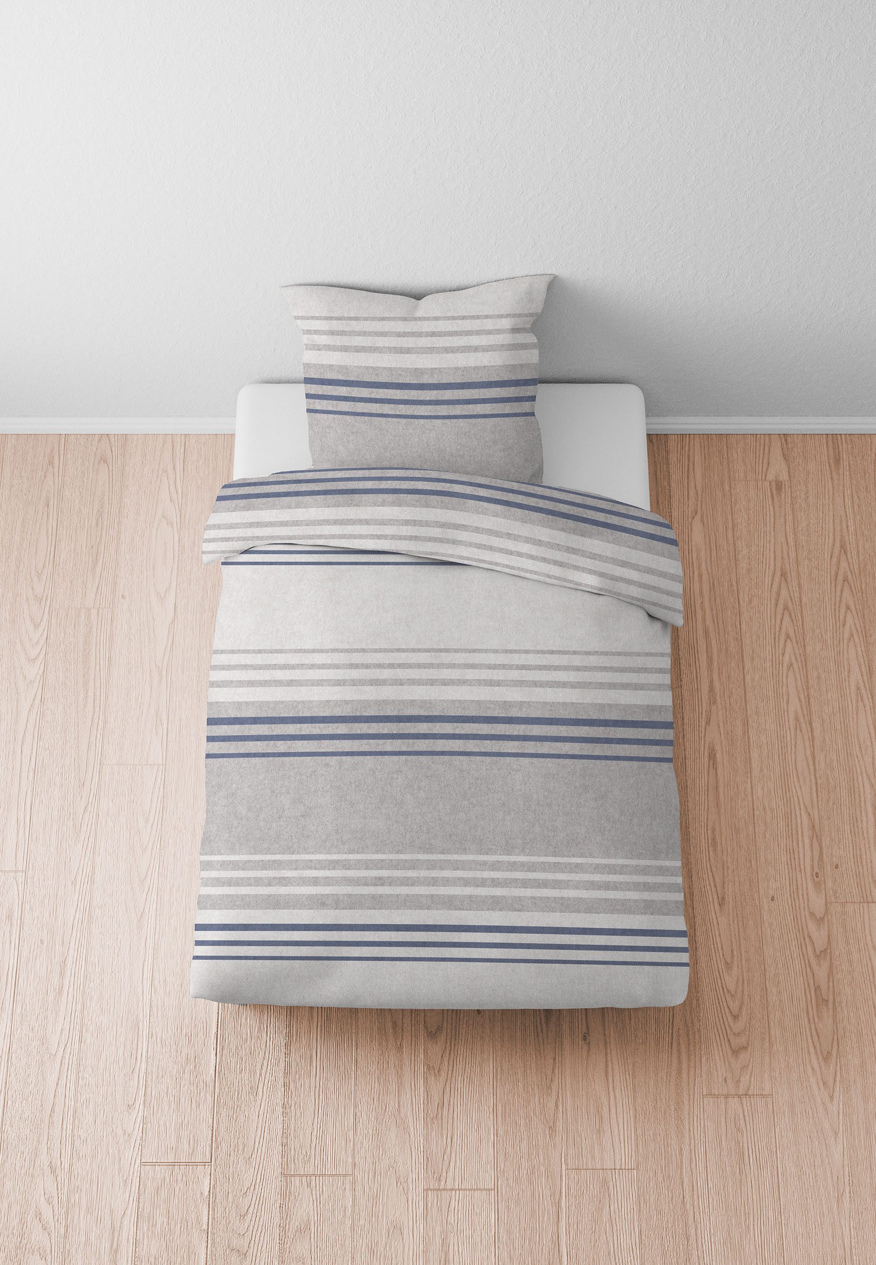 Biberna Bettwäsche 0840516, Flanell, 2 teilig, günstig online kaufen