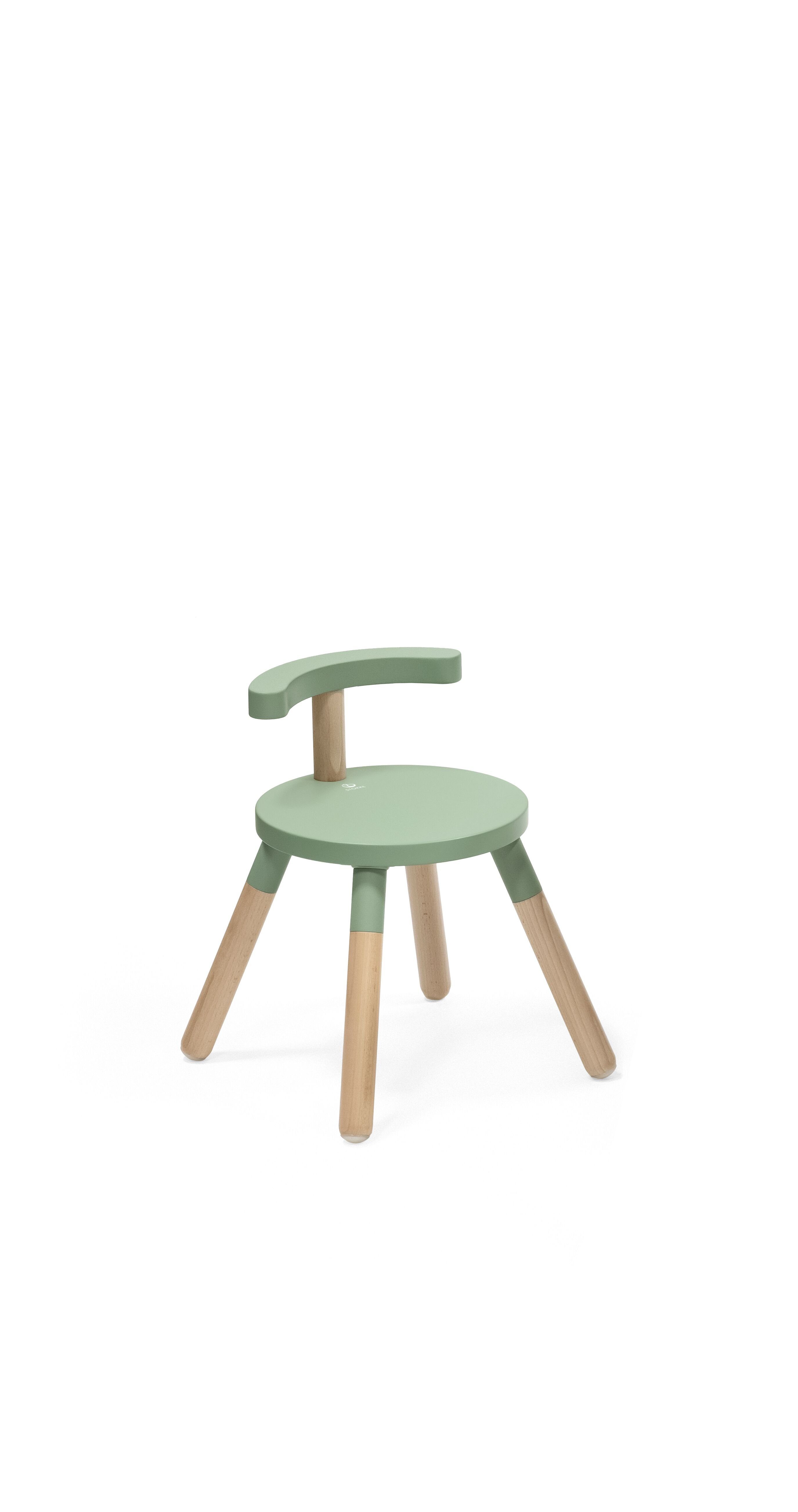 Kinderstuhl dem flexibler Kindersitzgruppe Stokke MuTable™ Green Spieltisch MuTable™ Stuhl mit Sitzhöhe, Stokke® Clover Mit V2, kompatibel​