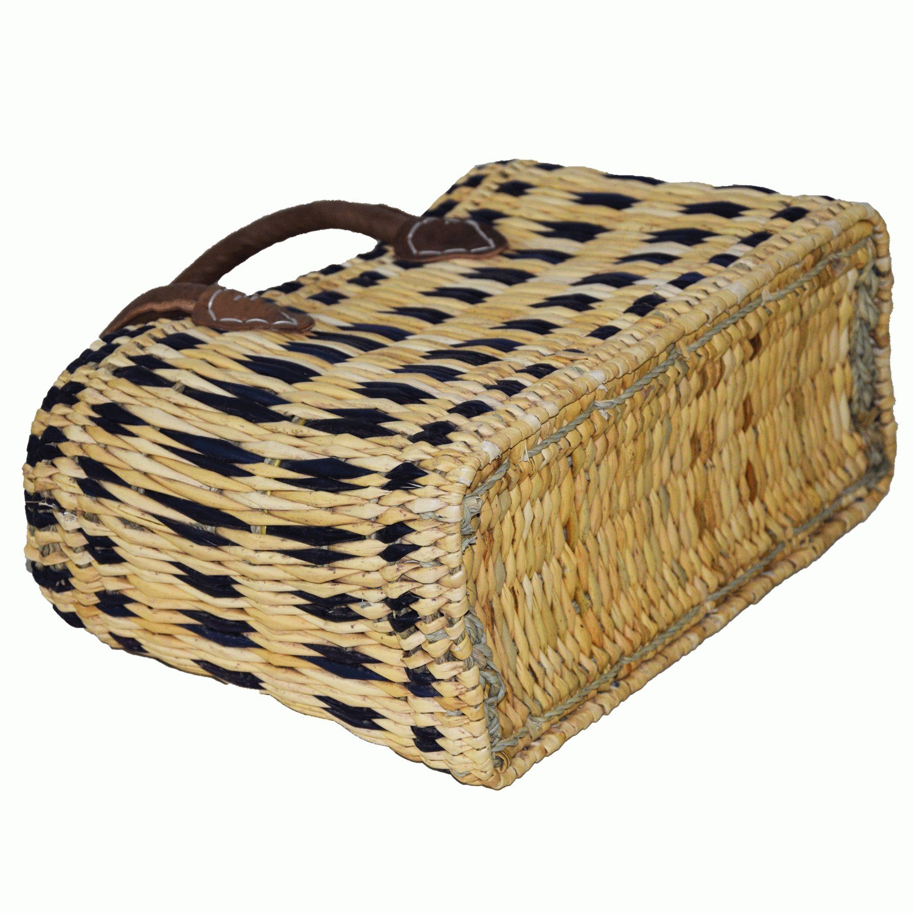 SIMANDRA Einkaufskorb Seegras Klein, 4,5 l, kurzer Trageriemen