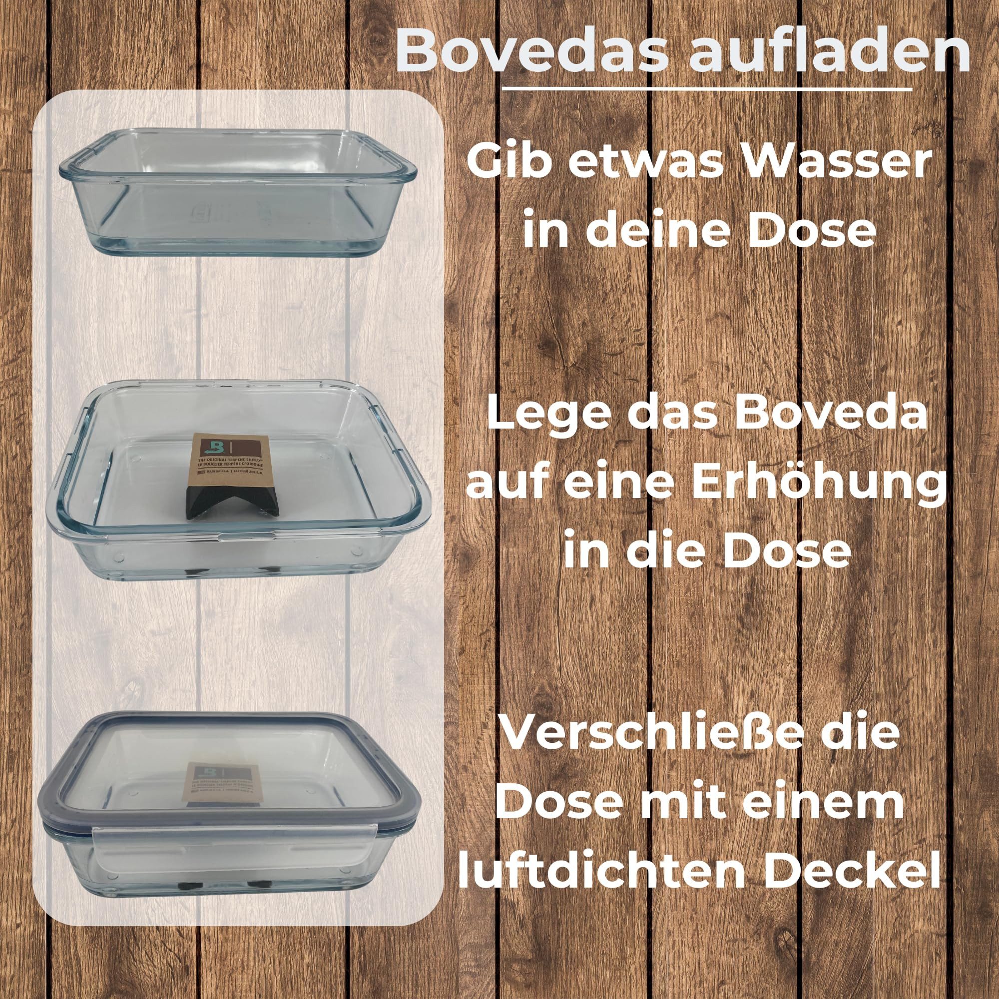 TronicXL Auto-Entfeuchter 4 Stück Größe 4 58% Boveda Pack für C Vault oder Glas Box Grow Grower – Bild 4 von 5