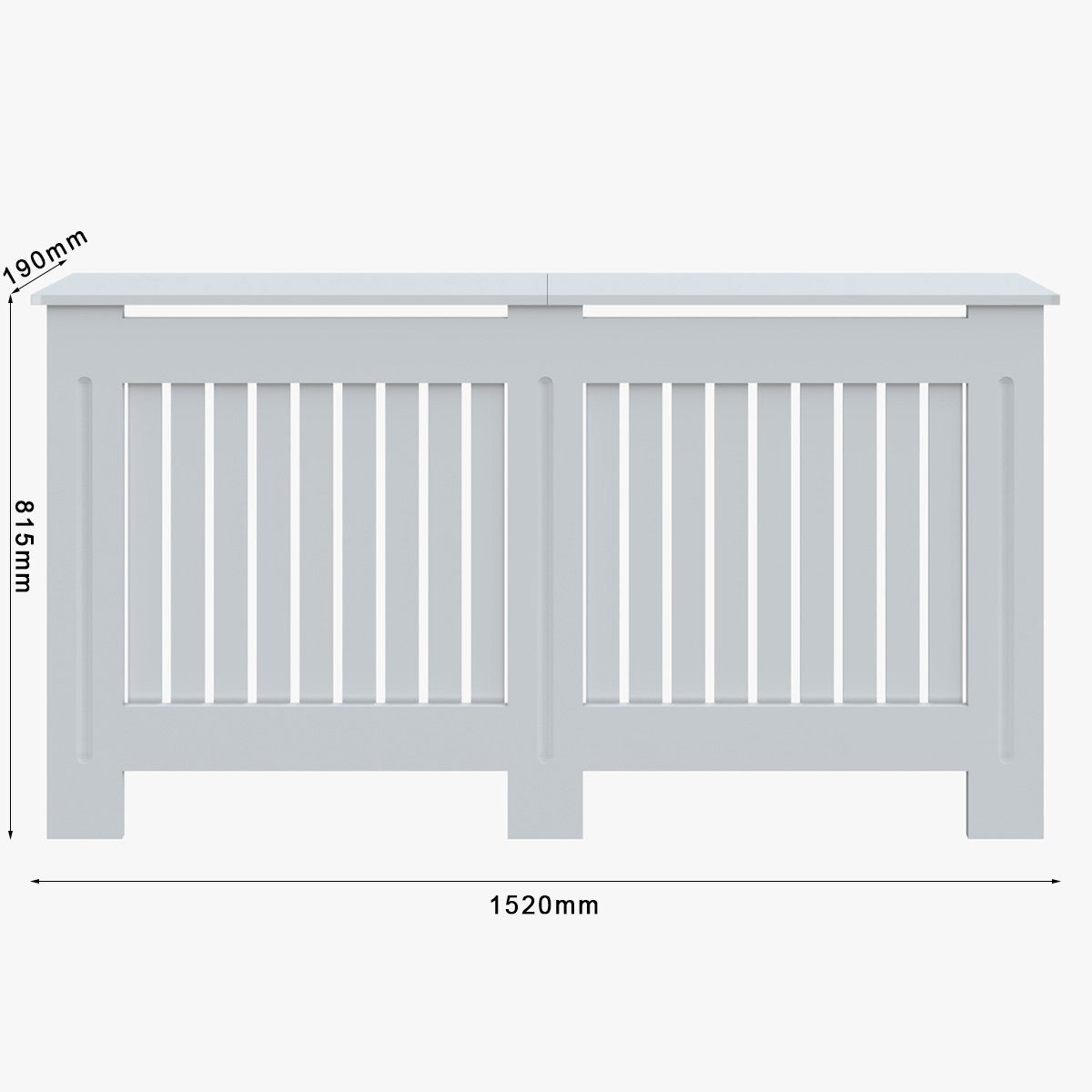 SONNI Heizungsverkleidung Heizkörperverkleidung weiß, Breite 78/112/152/172 günstig online kaufen