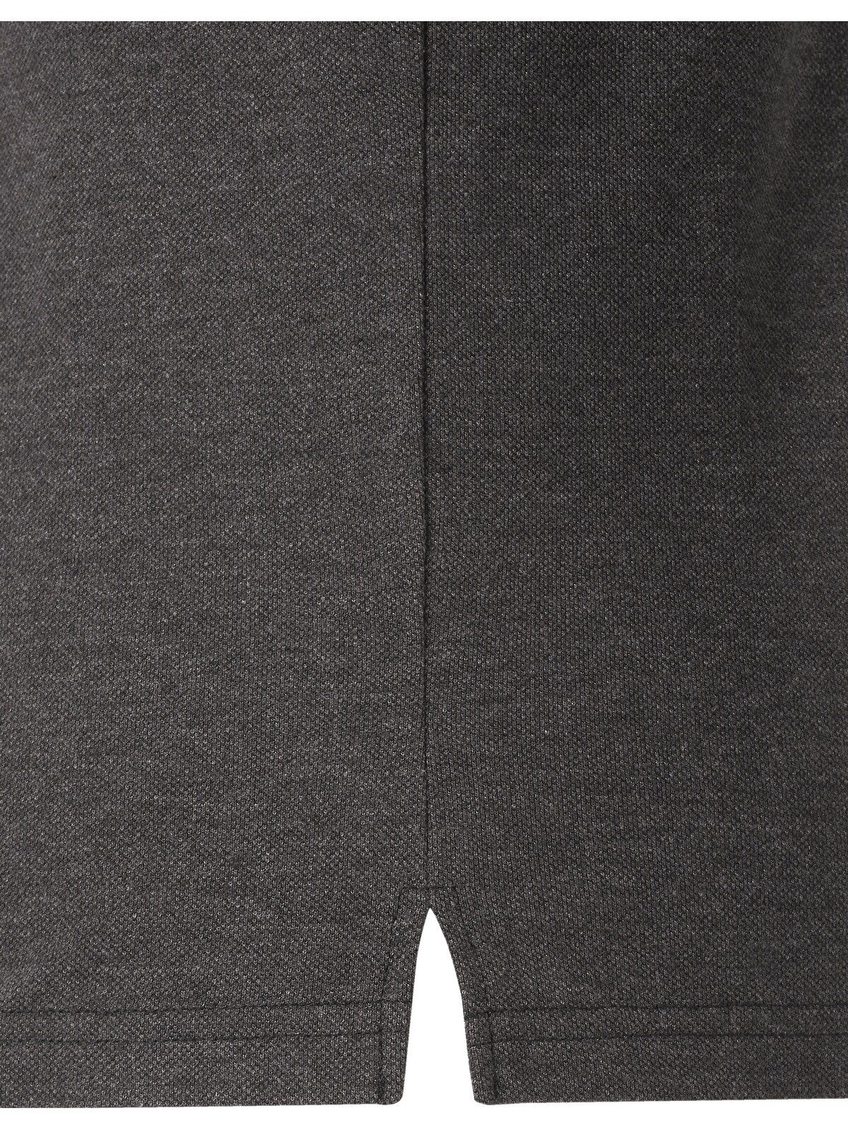 hochwertige Jan Langarm-Poloshirt dunkelgrau Pikee-Qualität ELLIS Vanderstorm