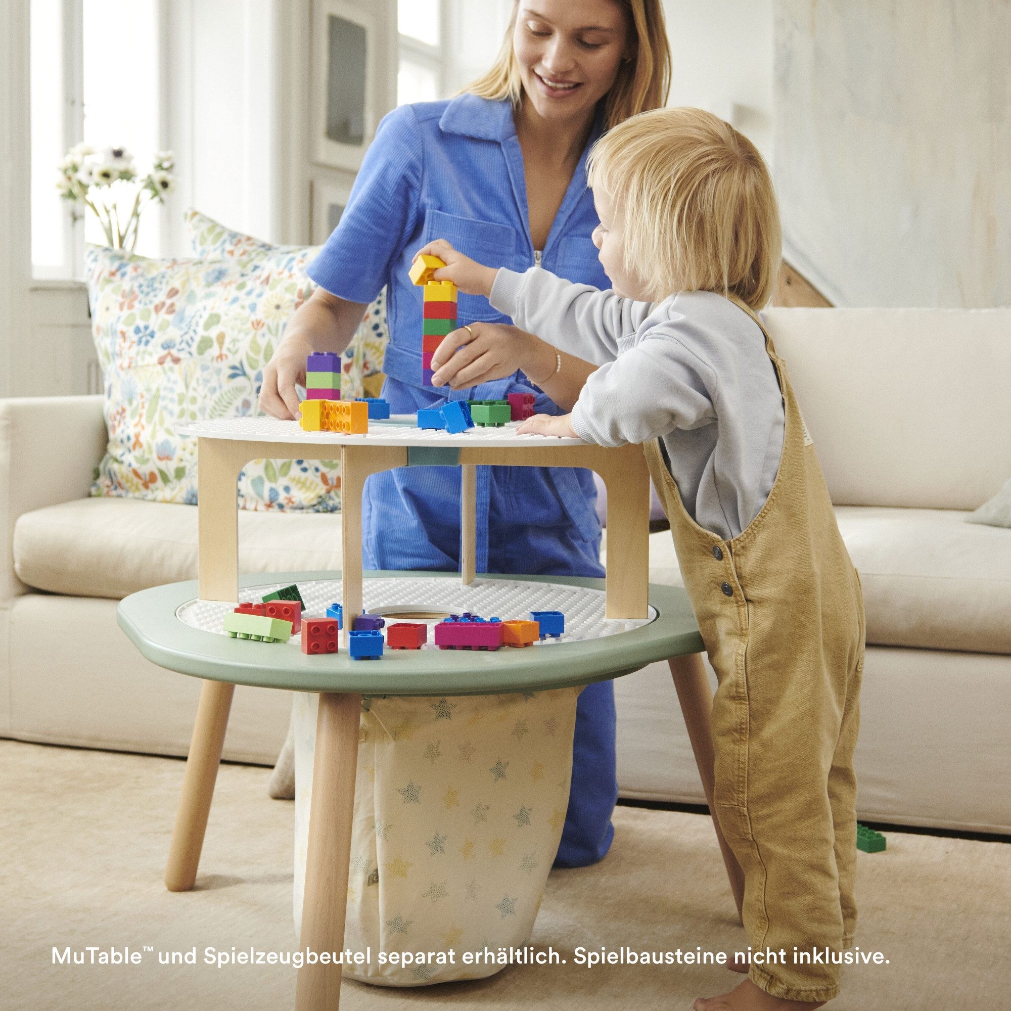 Stokke Spieltisch MuTable™ Bricks Tower V2, Mit dem MuTable™ Spieltisch kompatibel (Mai 2023)
